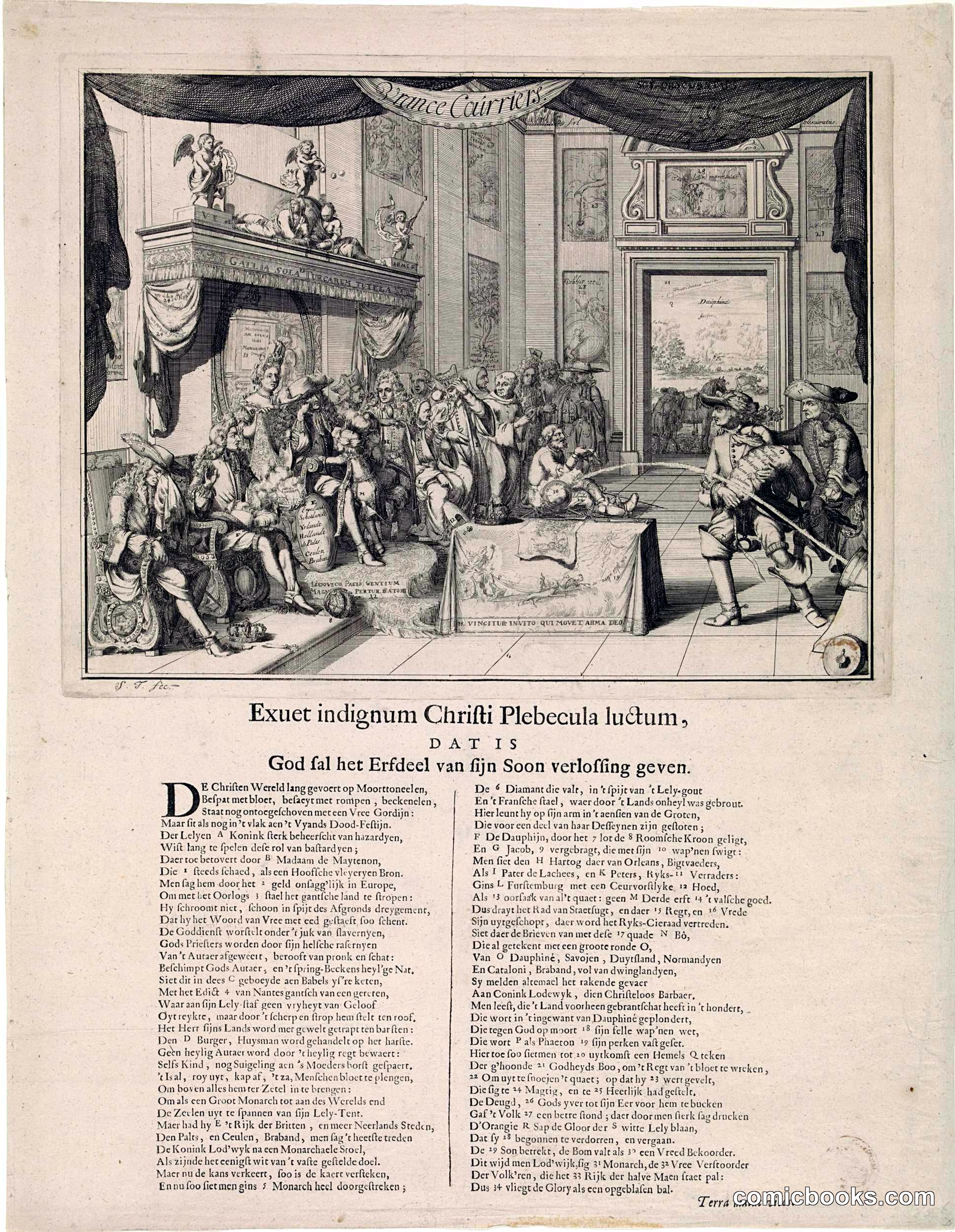 Satire on the Miserable State of France Under Louis XIV's Rule