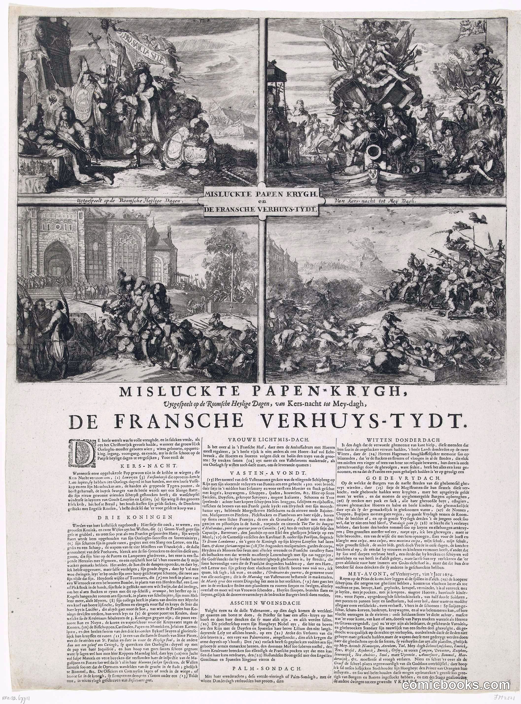 Dutch Satire on the French War