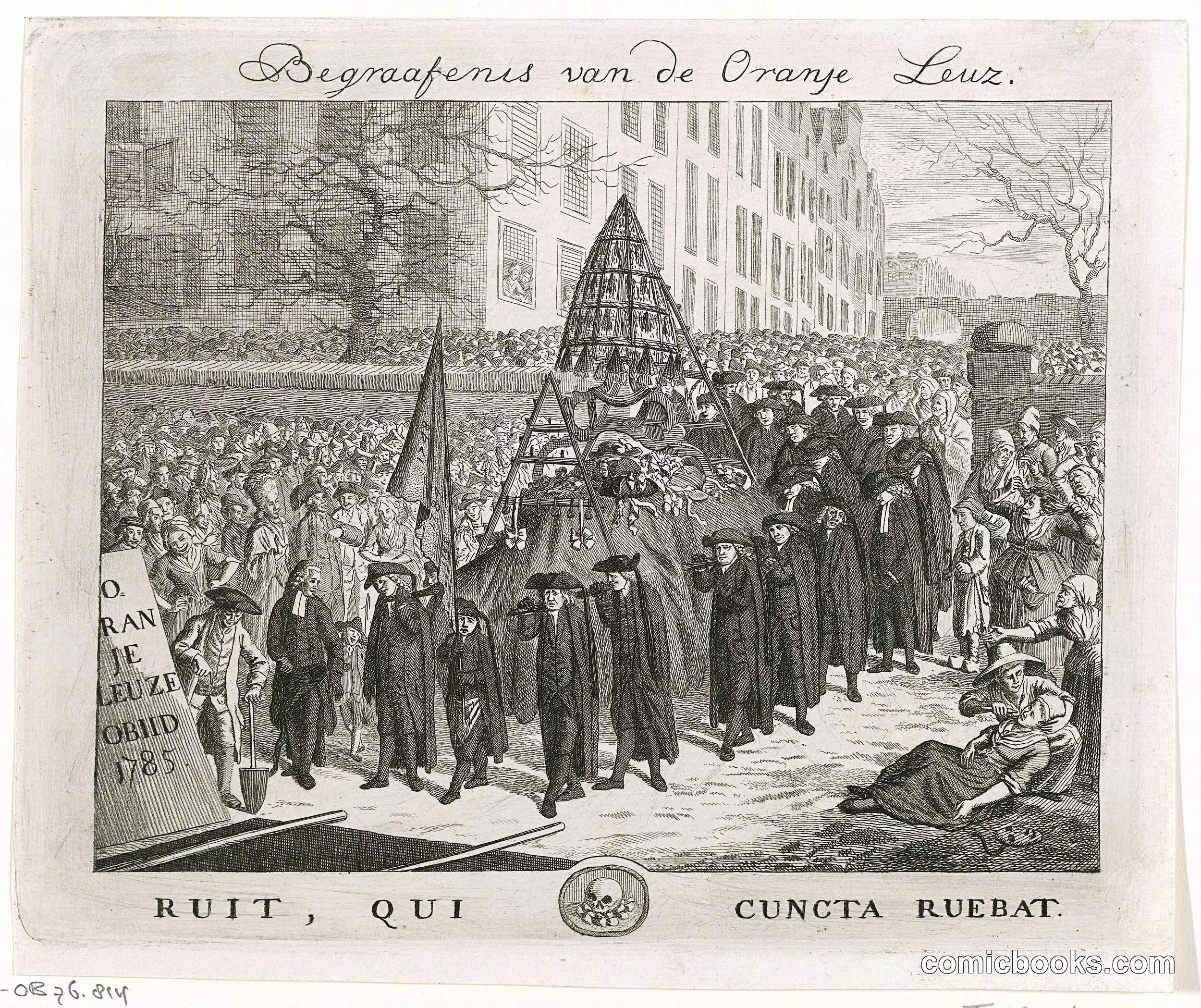 Begrafenis van de Oranje Leus (Funeral of the Orange Lion)