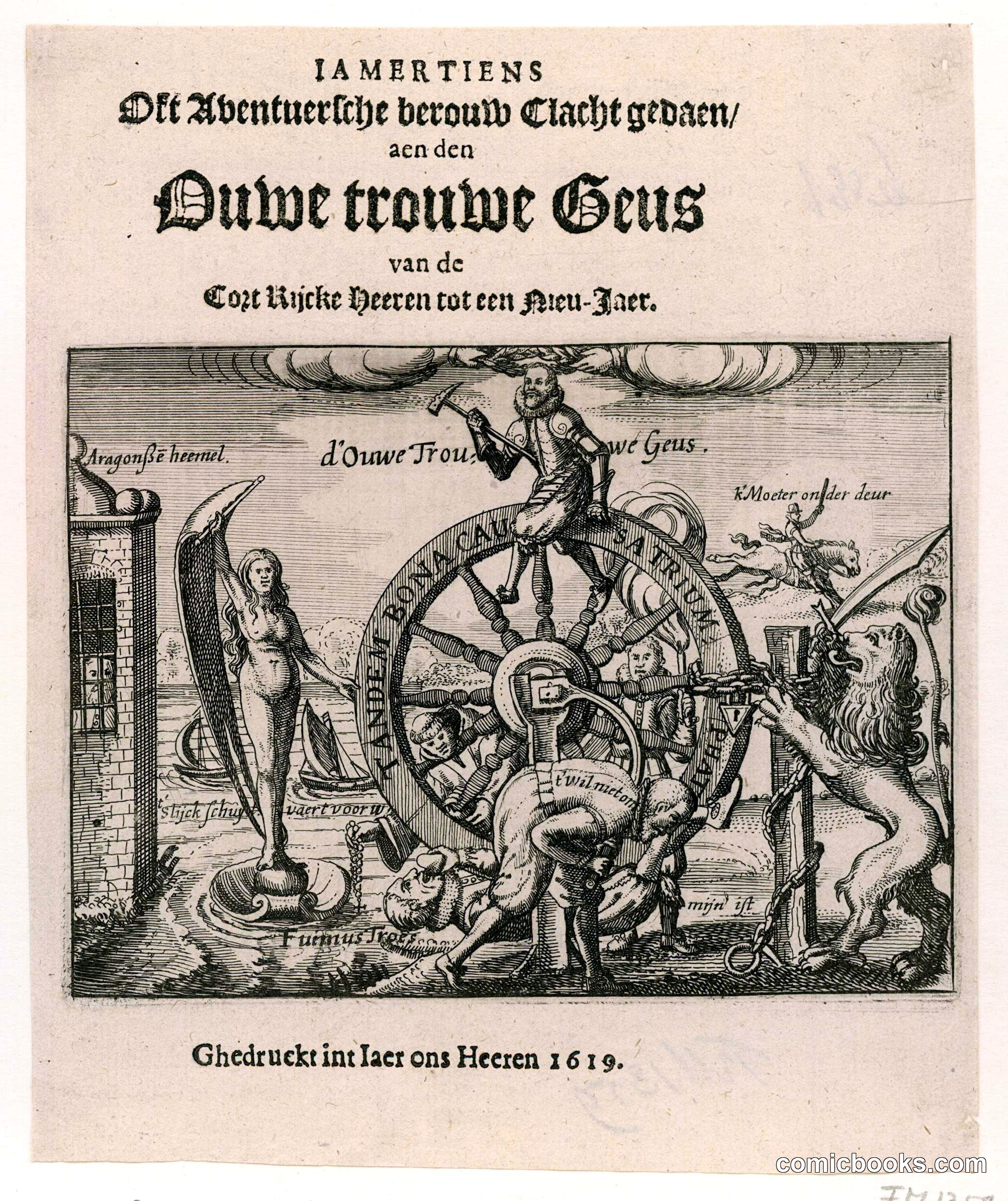 Title Print for a Political Pamphlet on the Loyal Geus