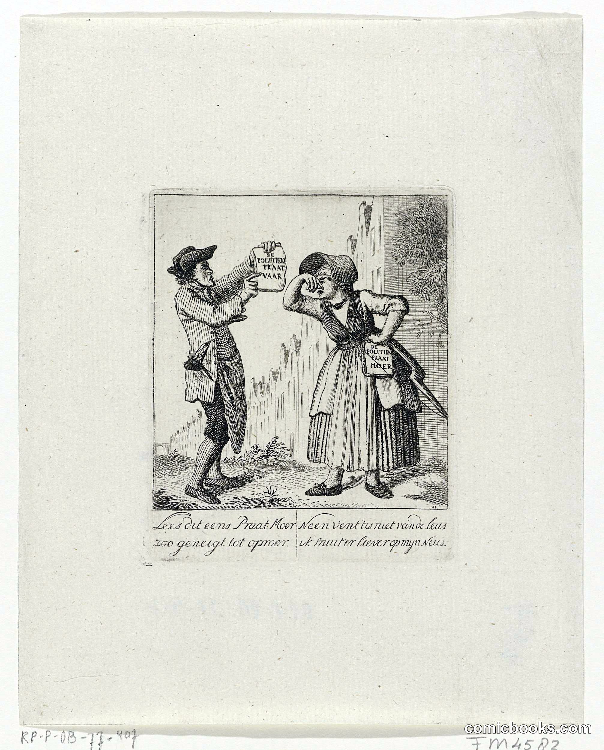 Dutch Political Satire on the Pamphlet Wars