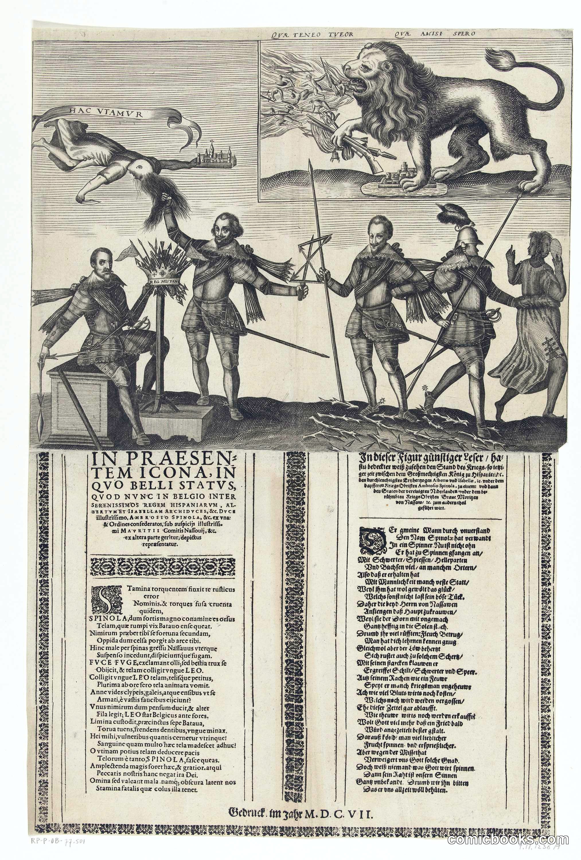 Spinola Compared to Hercules at the Spinning Wheel