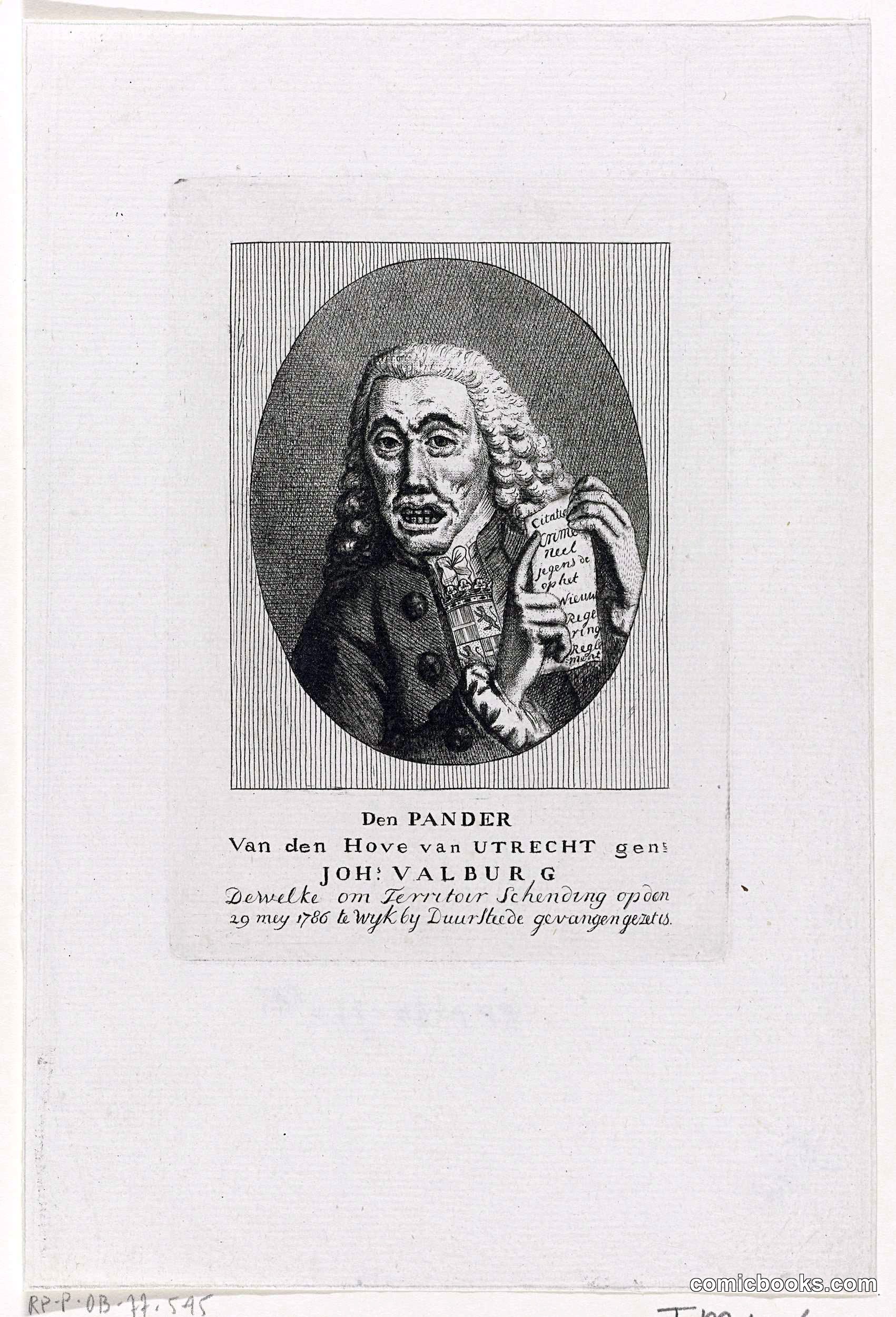Den Pander van den Hove van Utrecht: Joh. Valburg