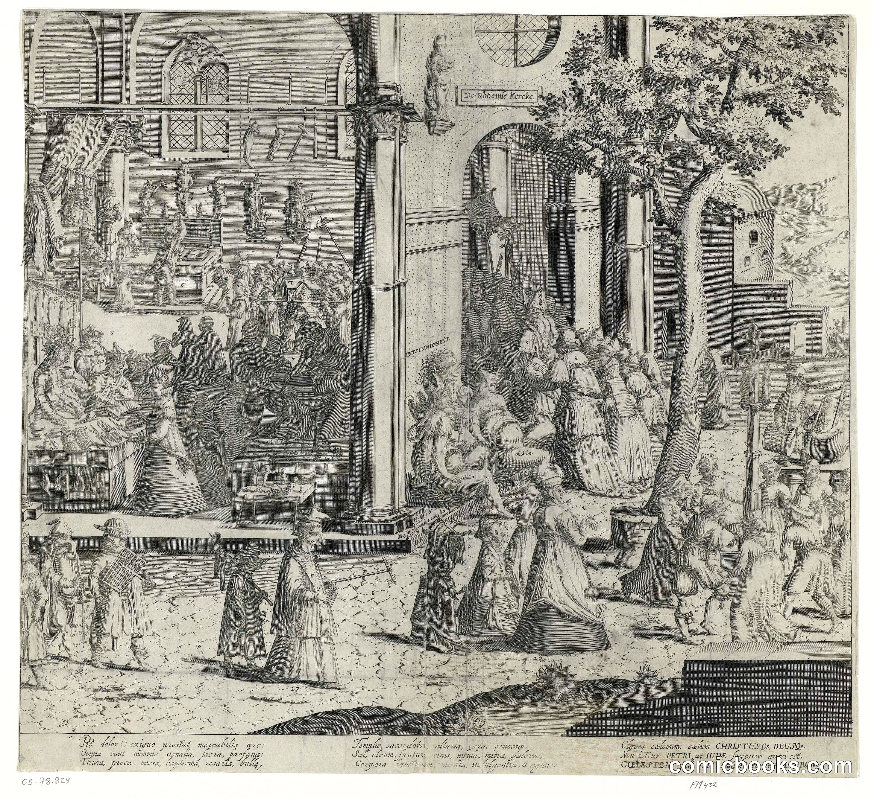 Grotesque Satire on the Roman Church (Right Panel)