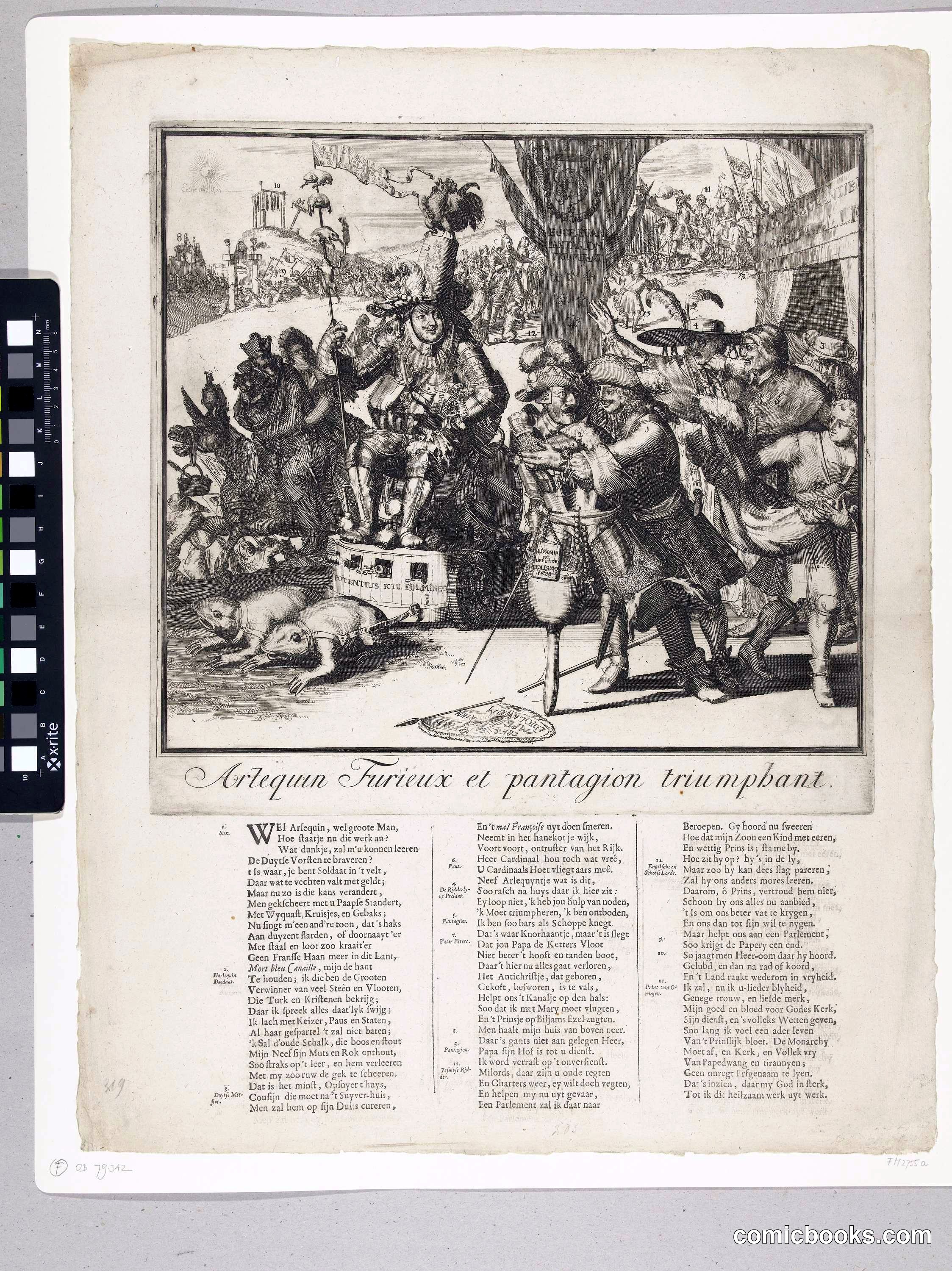 Arteguin Furieux et pantagrion triumphant (Harlequin Furious and Pantagruel Triumphant)
