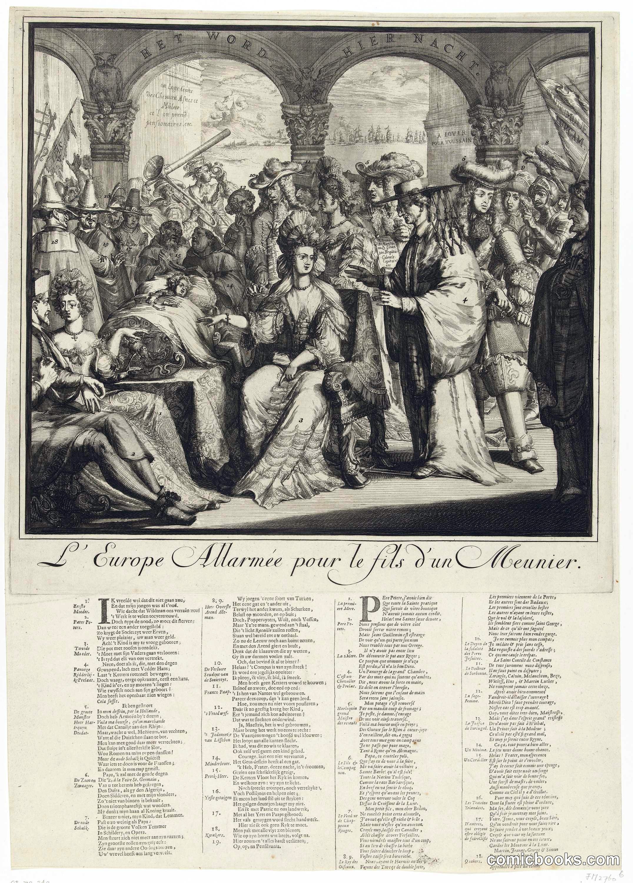L'Europe Alarmée pour le fils d'un Meunier (Europe Alarmed for the Son of a Miller)