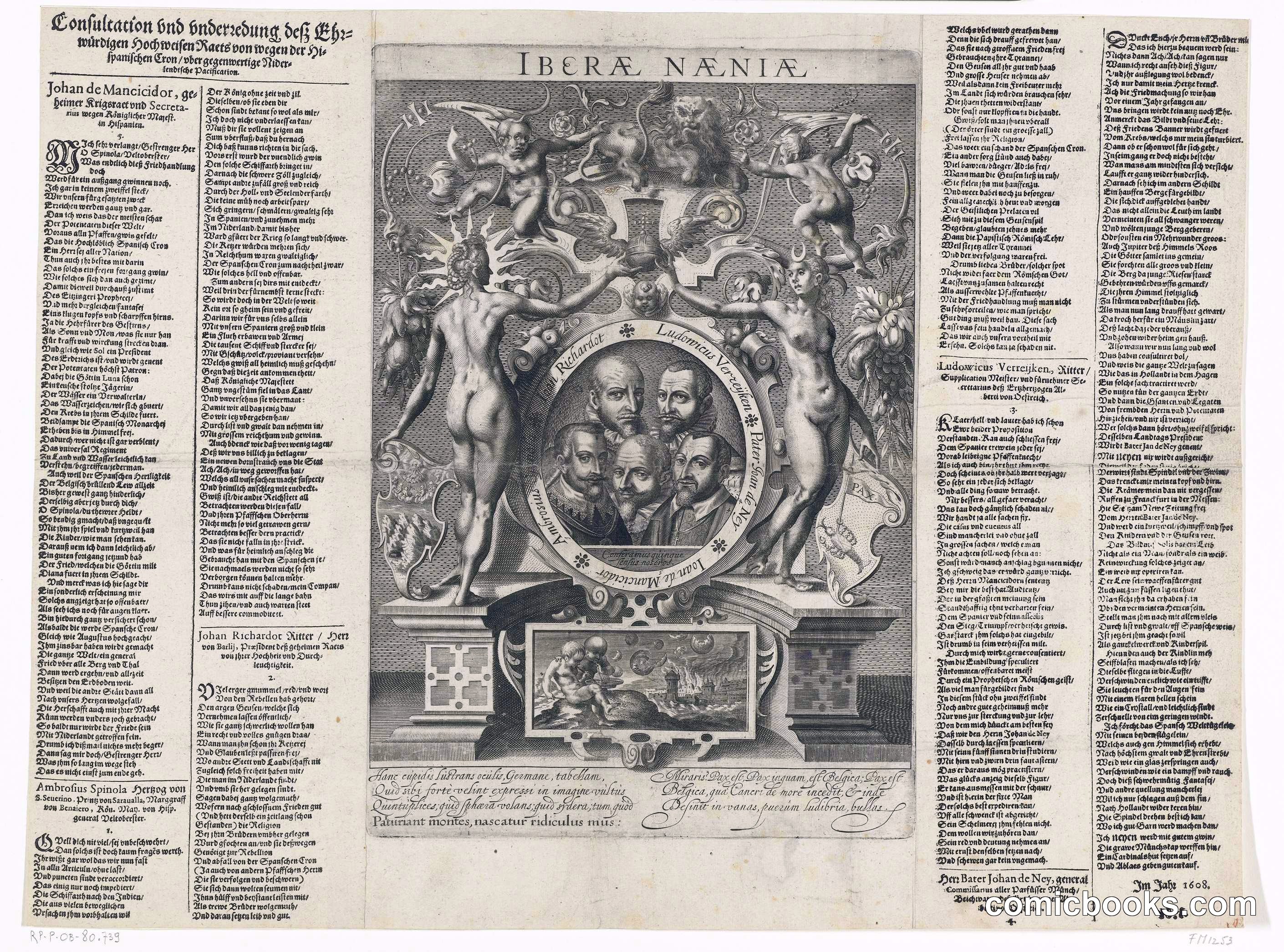 Allegory on the Futility of Peace Negotiations with Spain