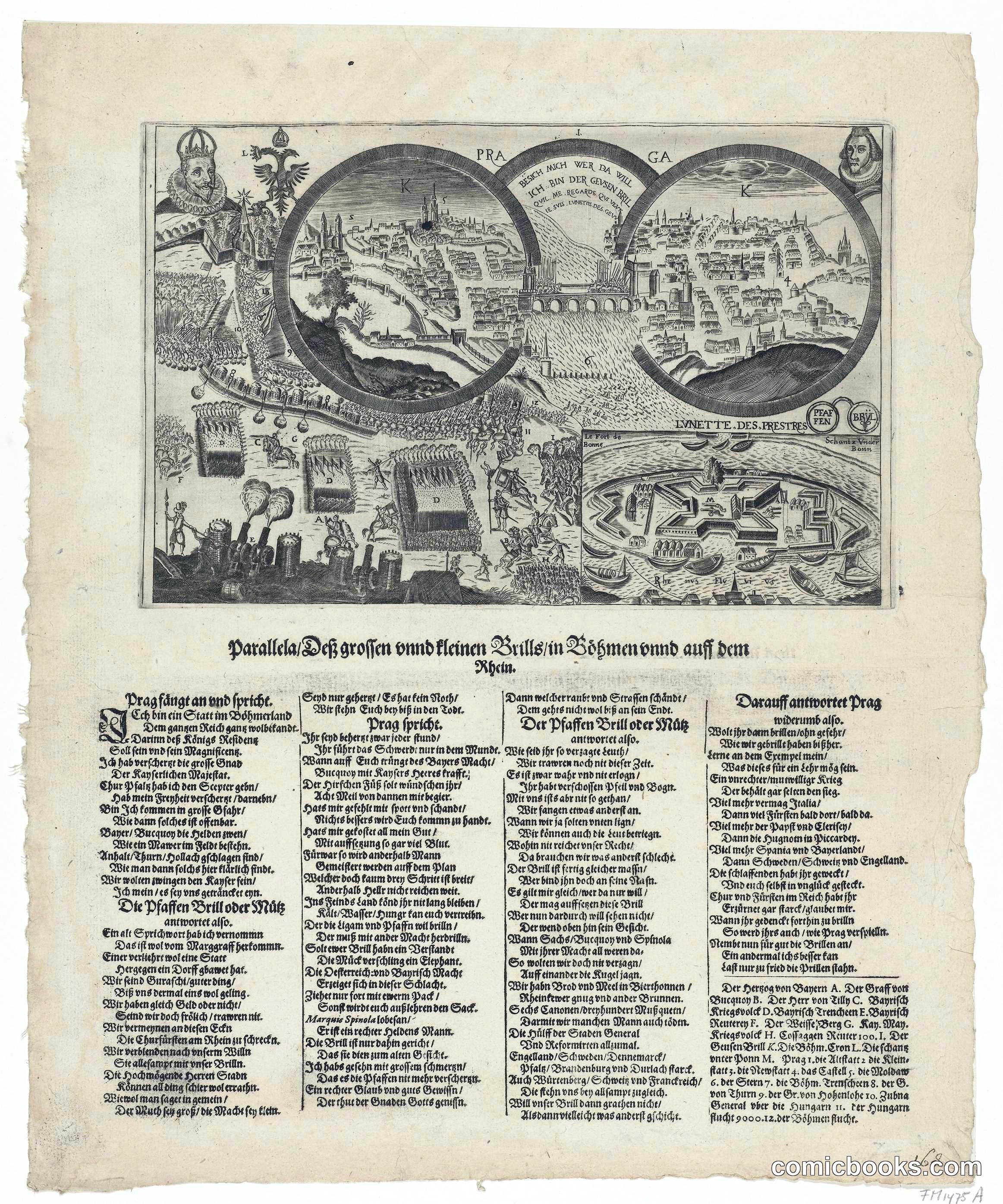 Parallel Account of the Great and Small Bulwarks in Bohemia and on the Rhine