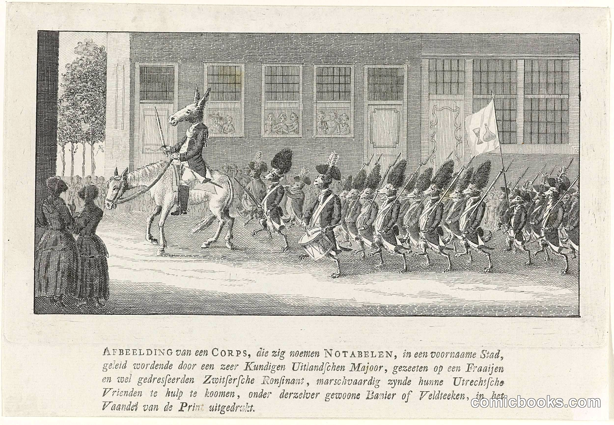 Military Corps Departing Rotterdam