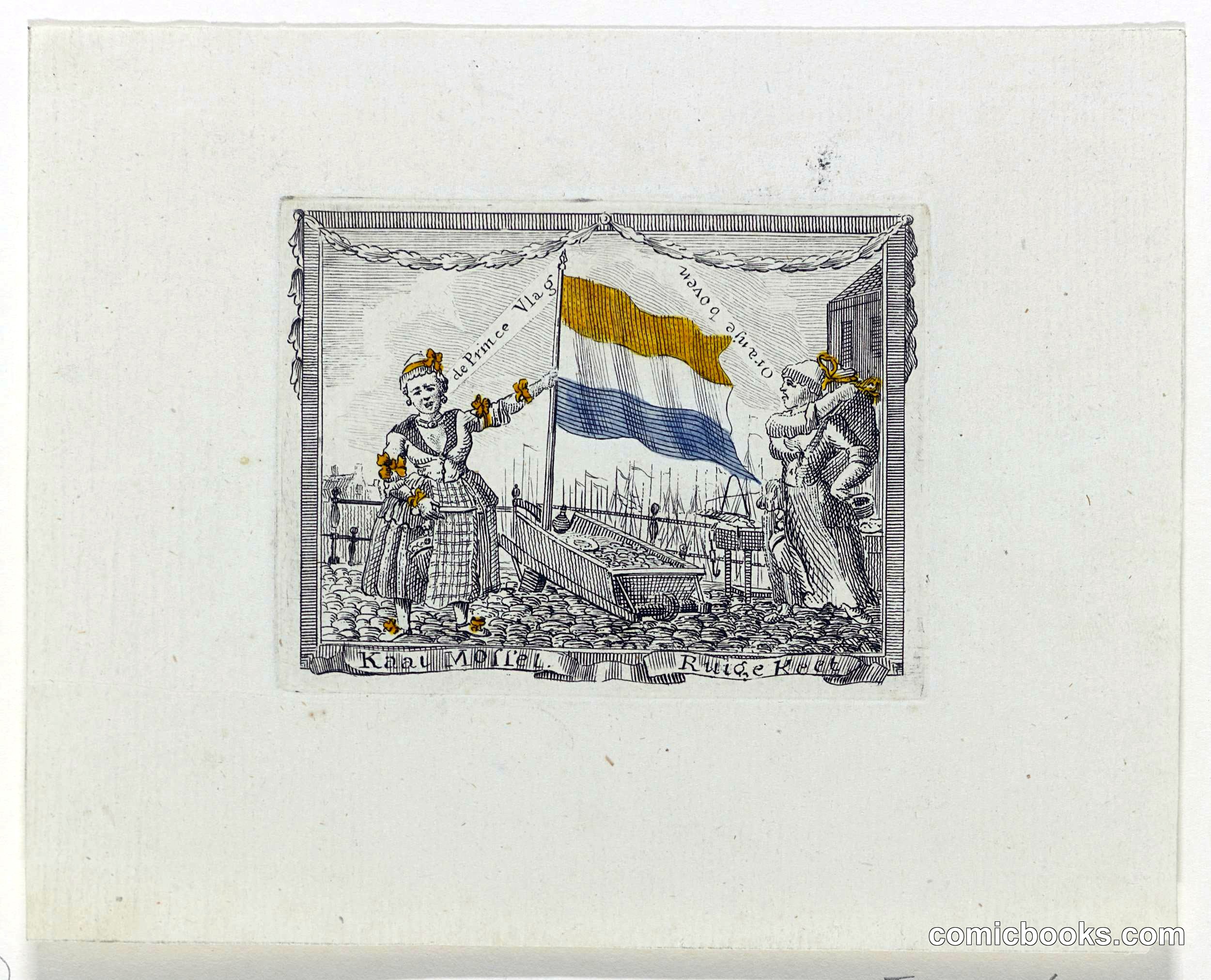 Kaat Mossel en Ruige Keet (Kate Mussel and Rough Kate): A Satire on Rotterdam's Pro-Orange Faction