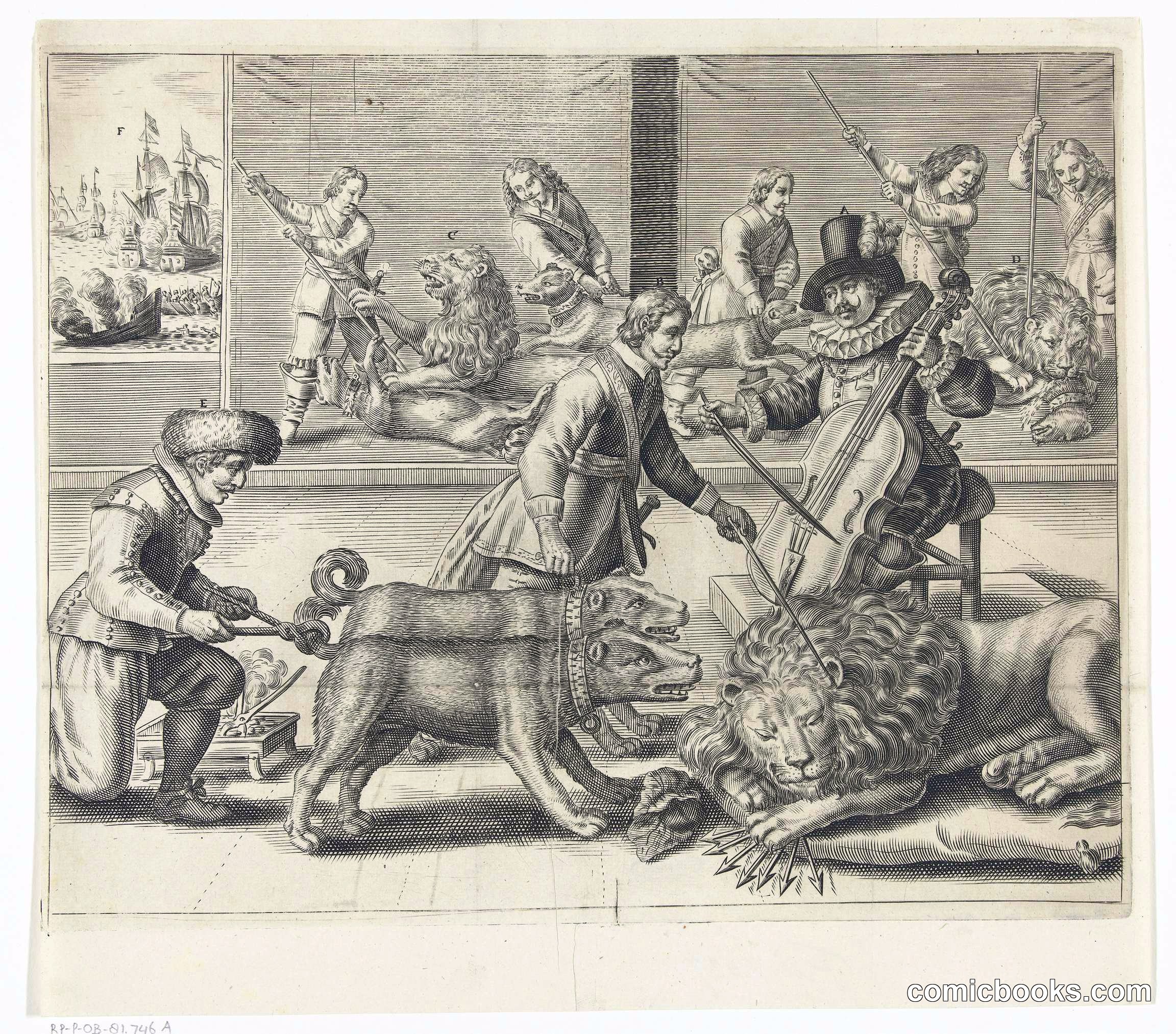 Dutch Political Print on England, 1652