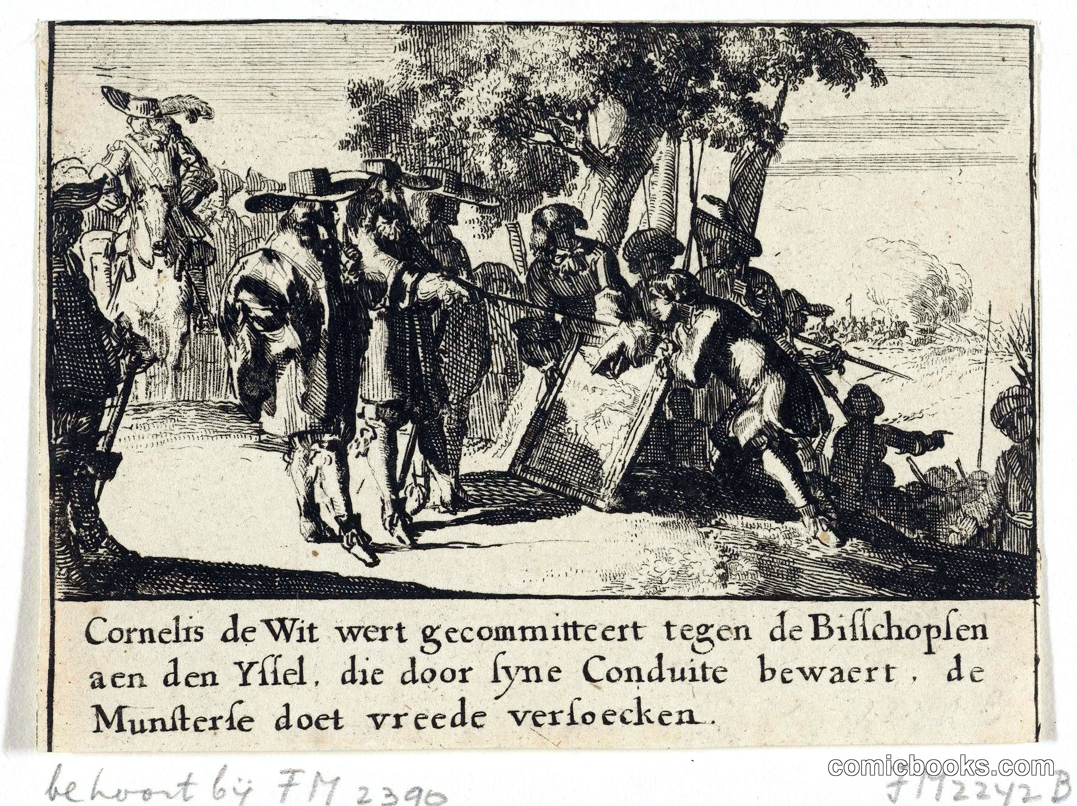 Cornelis de Witt Commissions Peace with the Bishop of Münster