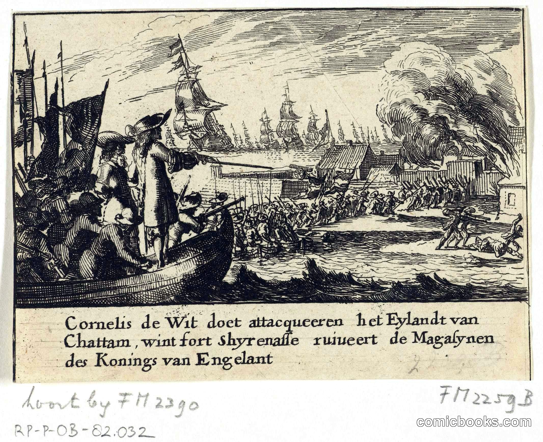 Cornelis de Witt Attacks the Island of Chatham