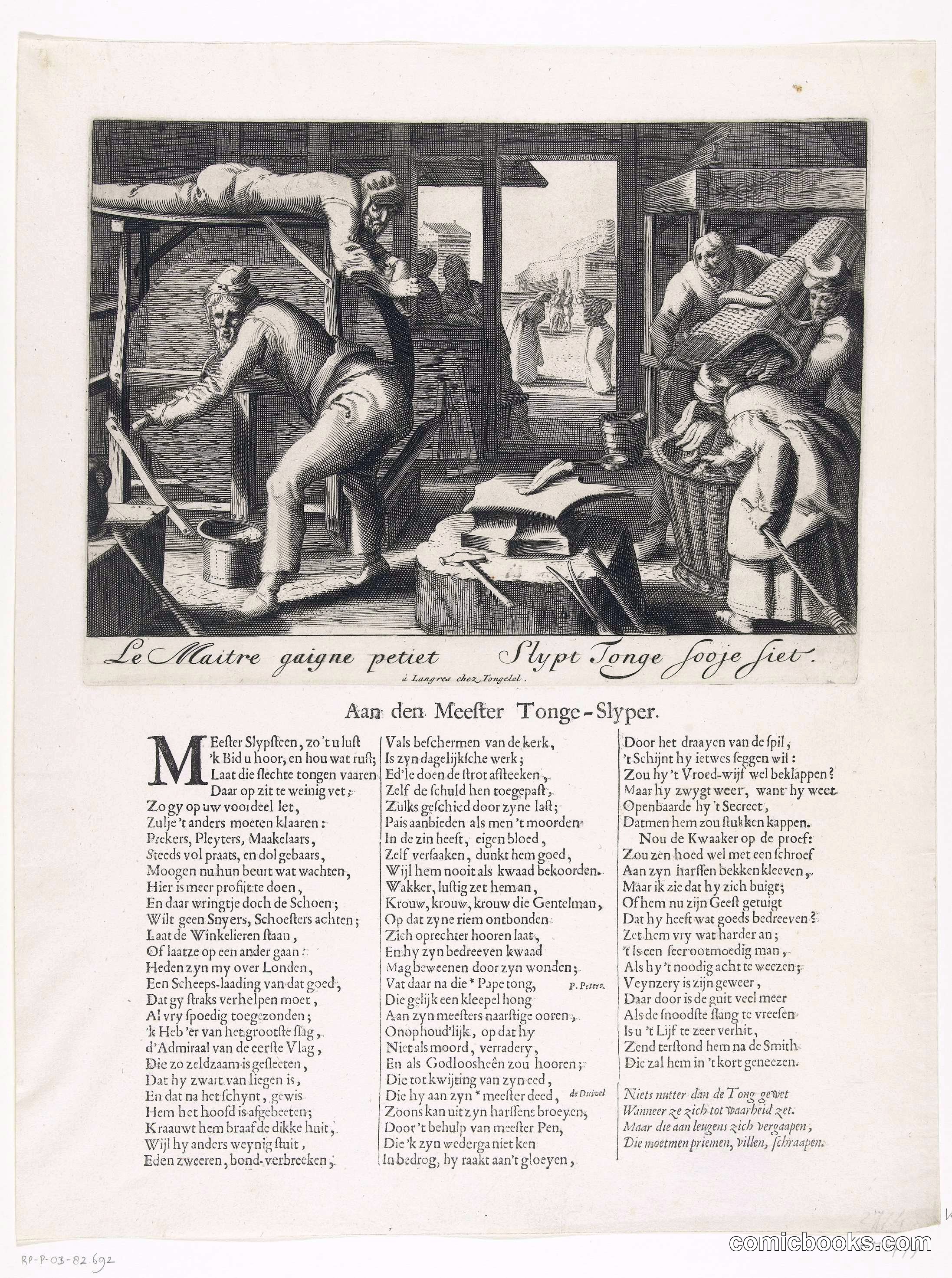 Aan den Meelter Tonge-Slyper (To the Master Tongue-Sharpener)