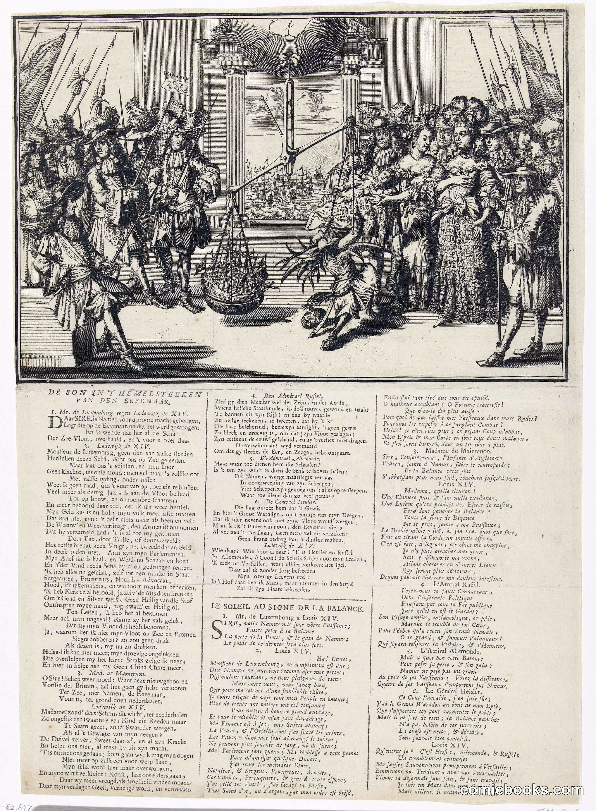 The Loss of Namen Against the Victory at La Hogue
