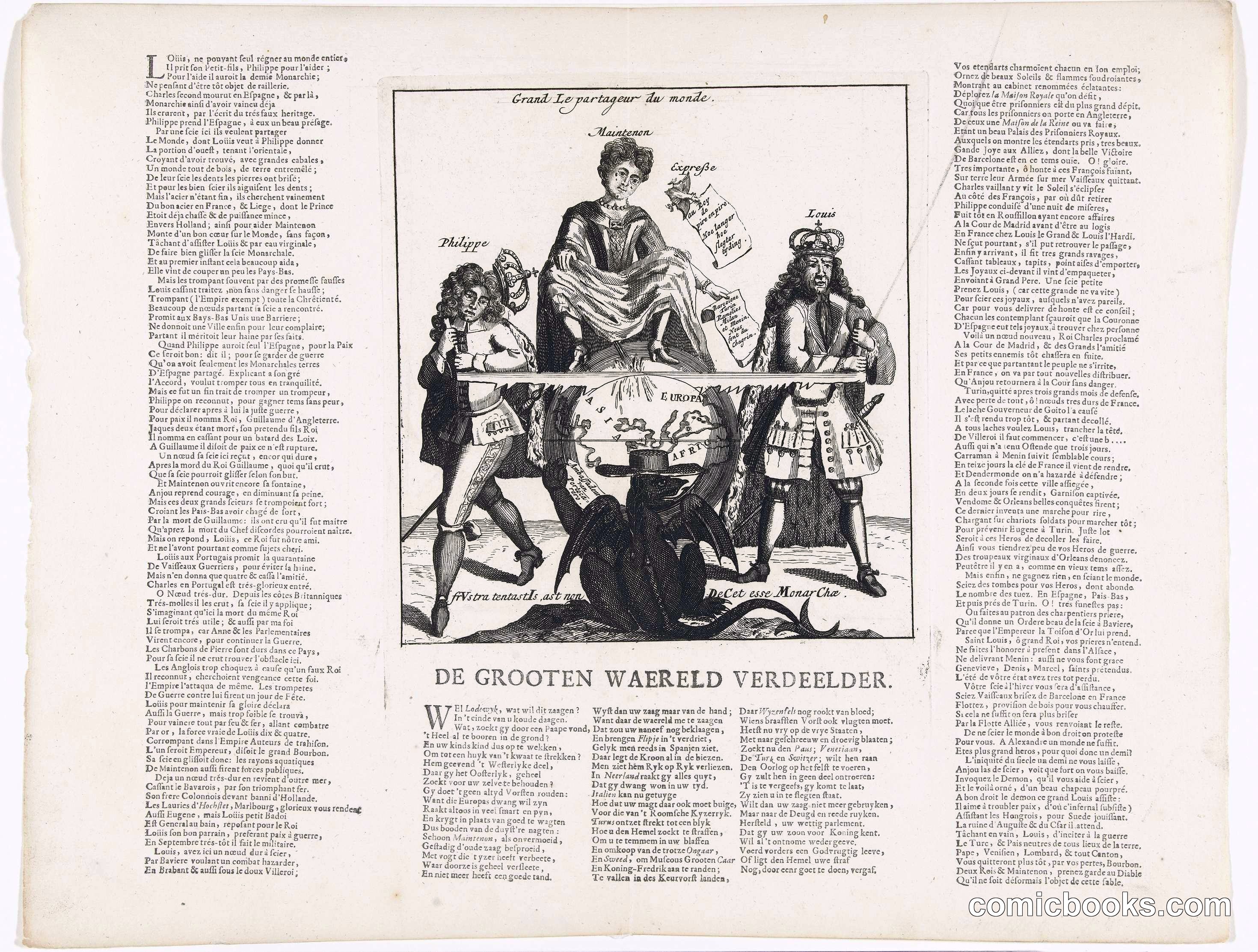 De Groote Waereld Verdeelder (The Great World Divider)