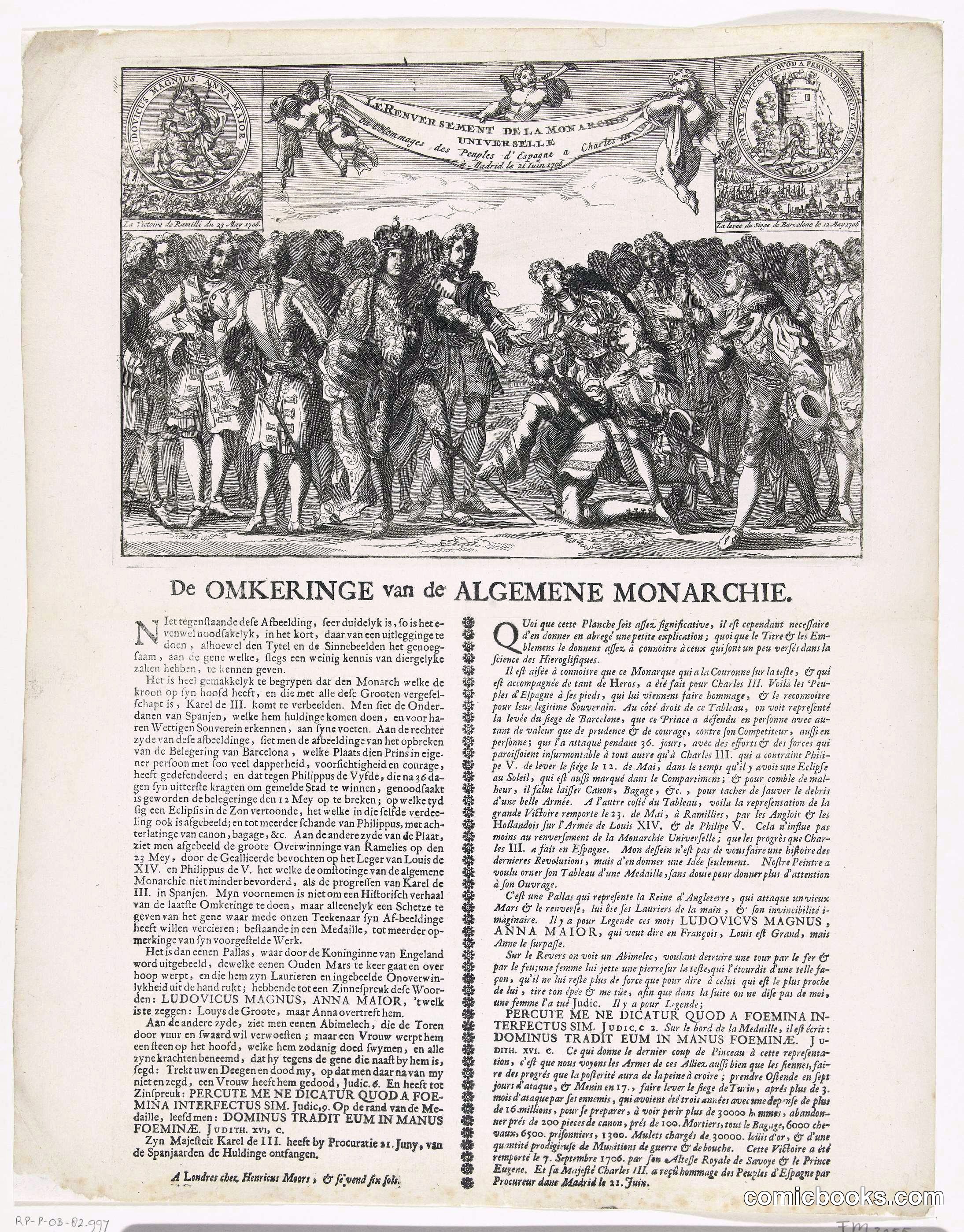 Homage of the Spanish to Charles III