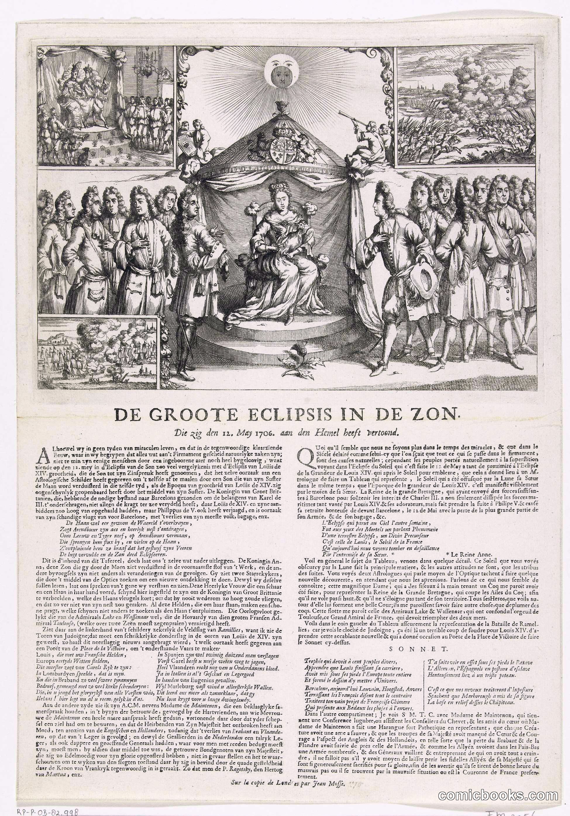 De Groote Eclipsis in de Zon (The Great Eclipse of the Sun)