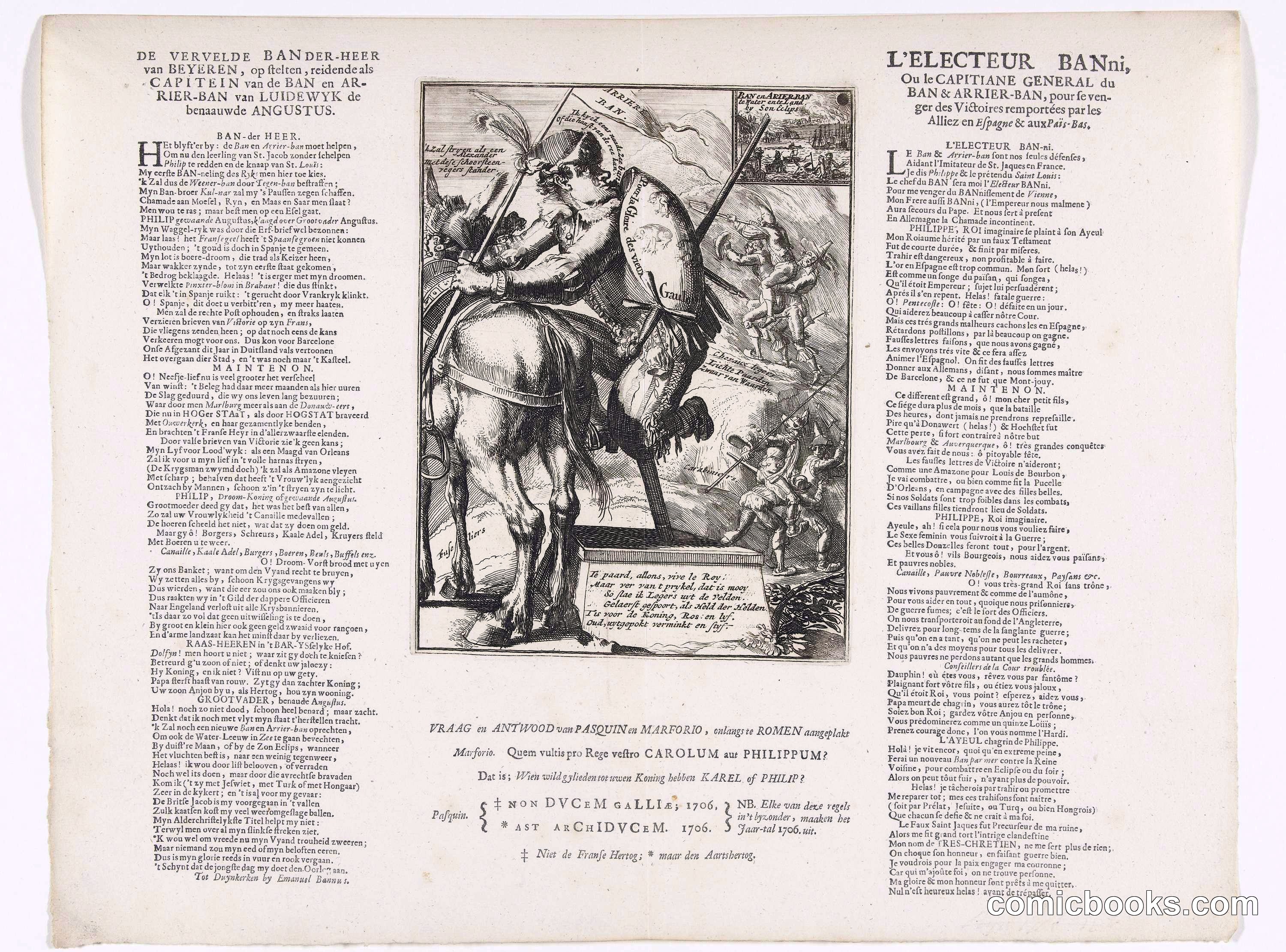 Political Satire on the Elector of Bavaria