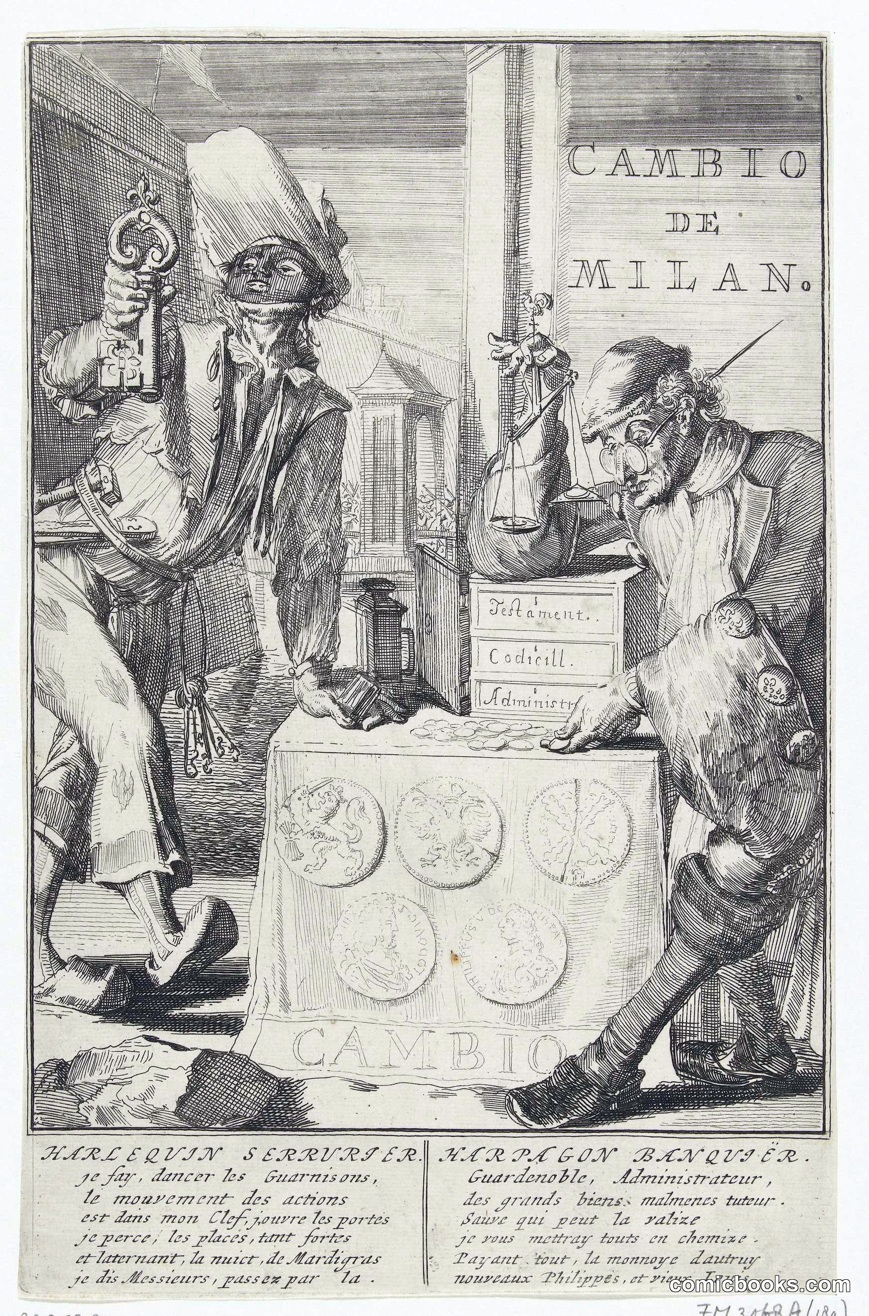 Cambio di Milan (The Money Exchange of Milan)