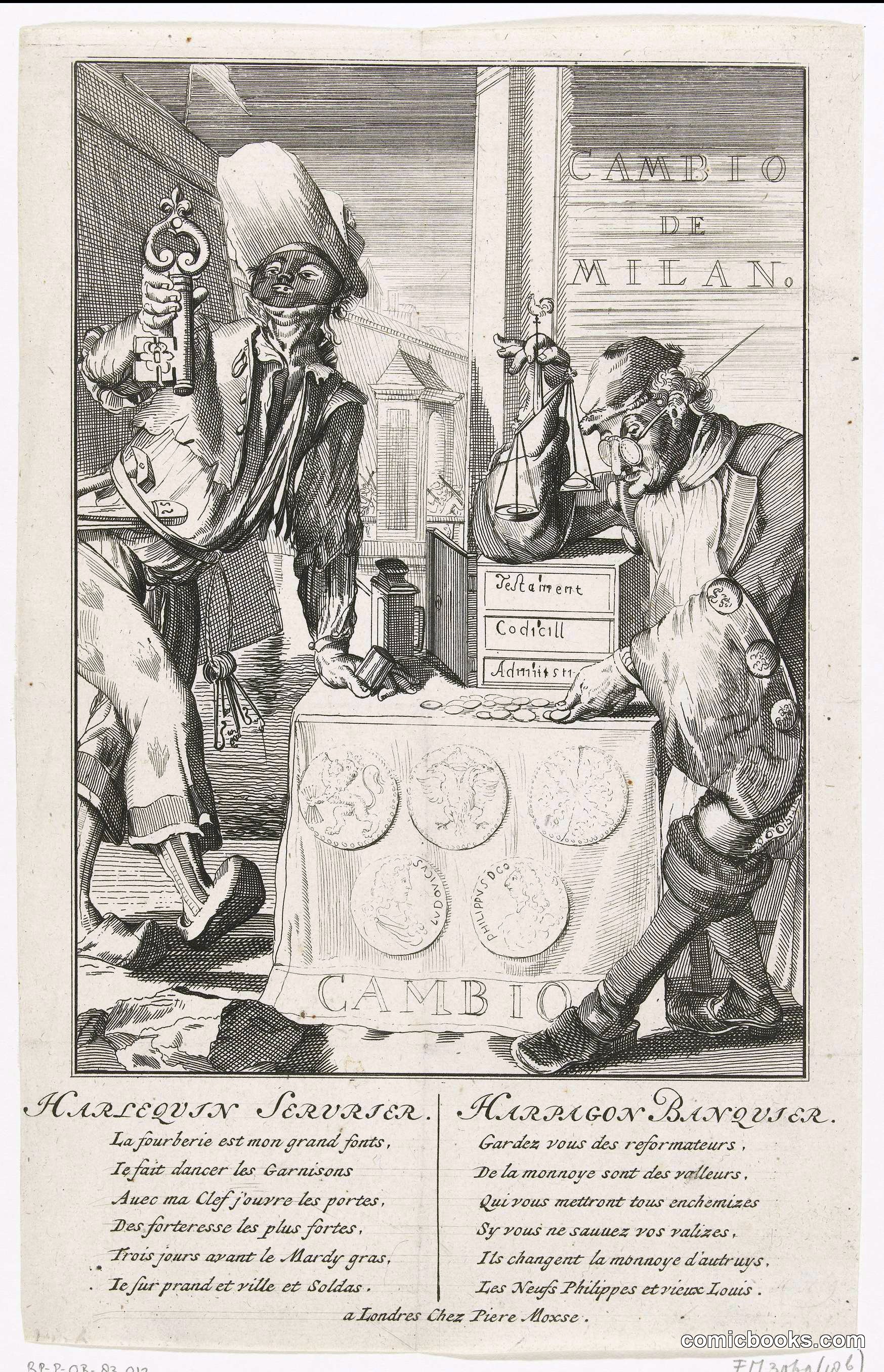 Cambio di Milan (The Money Exchange of Milan)