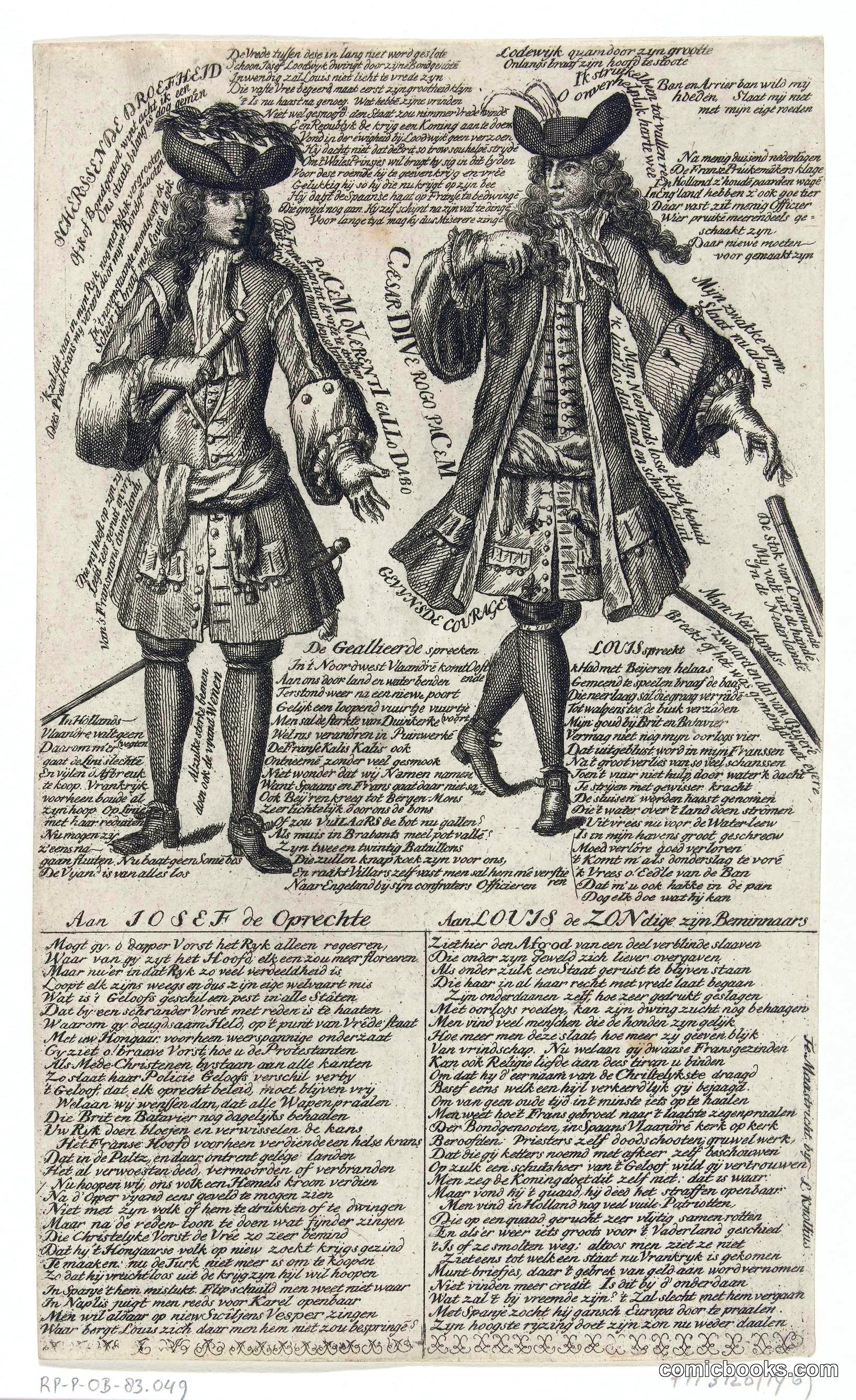 Dialogue Between Emperor Joseph I and King Louis XIV