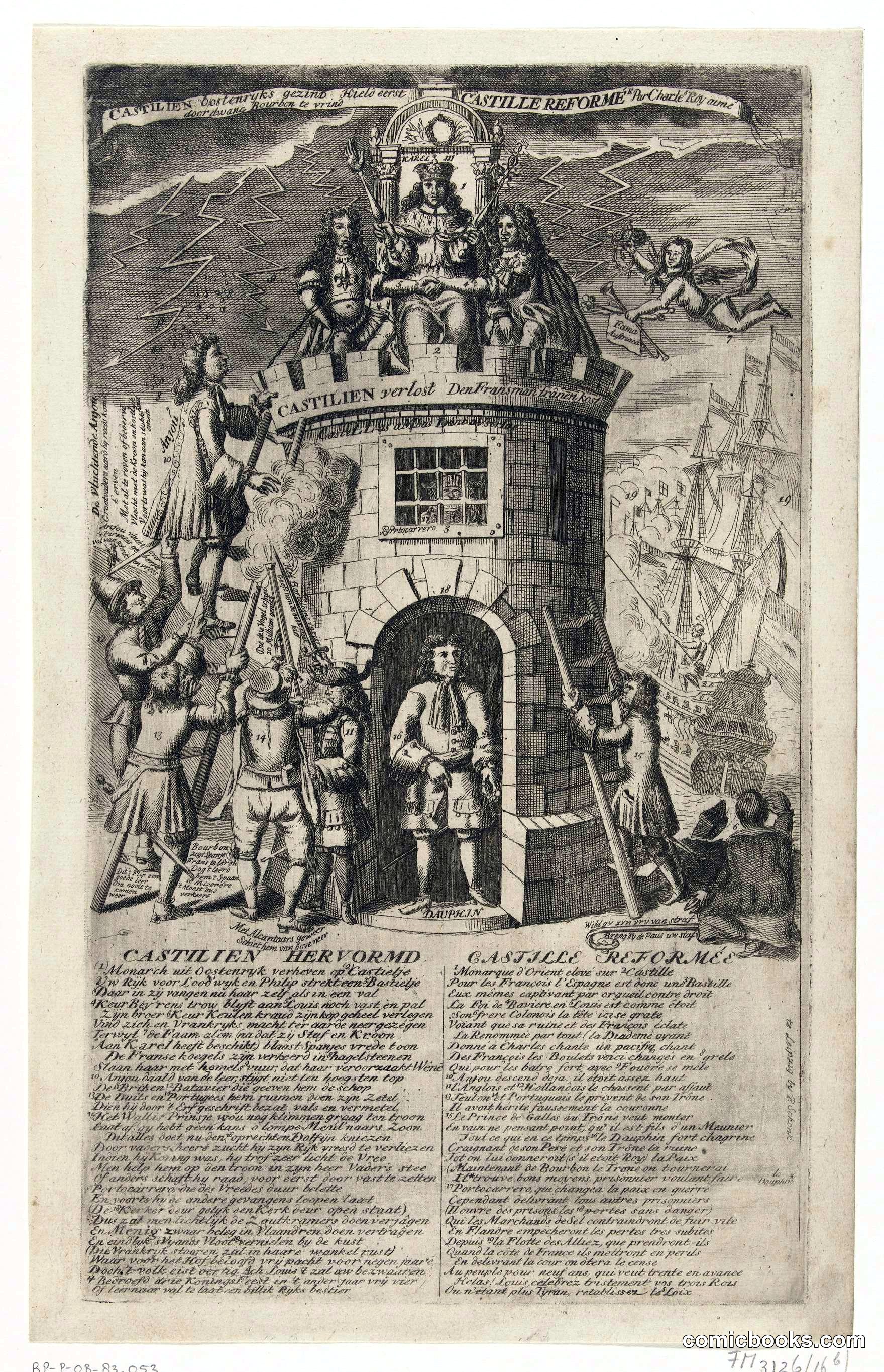 De partijen vechten om Castilië (The Parties Fight Over Castile)