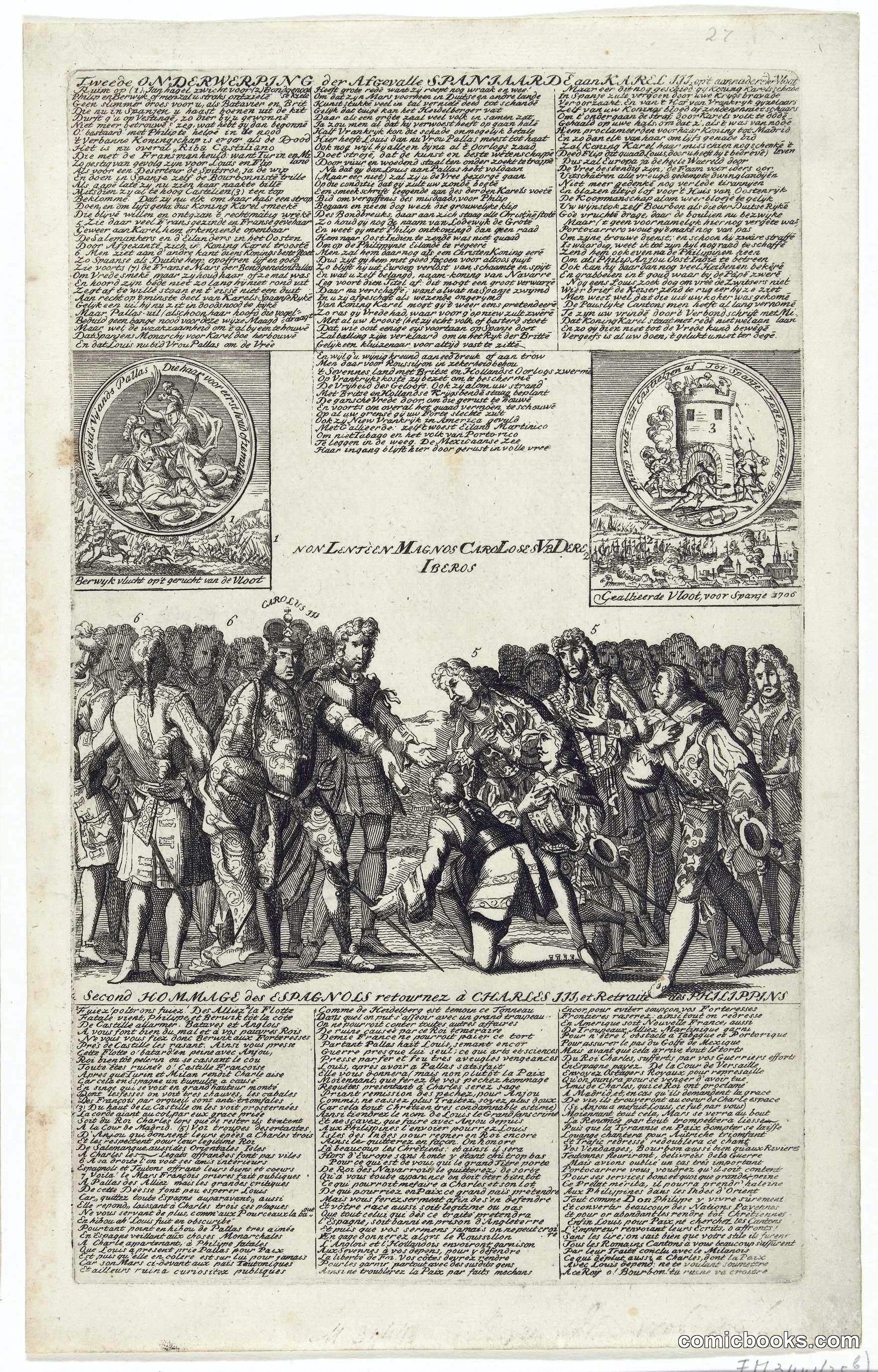 Homage of the Spanish to Charles III