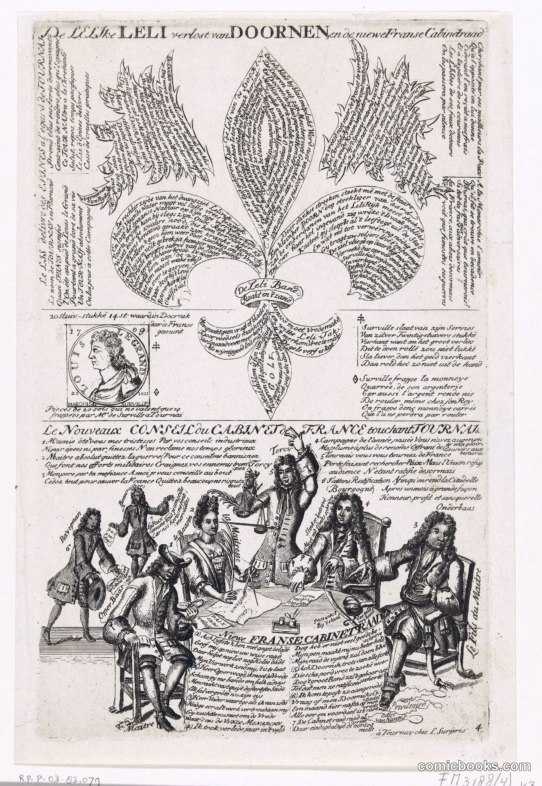 Dutch Satire on the French Loss of Doornik