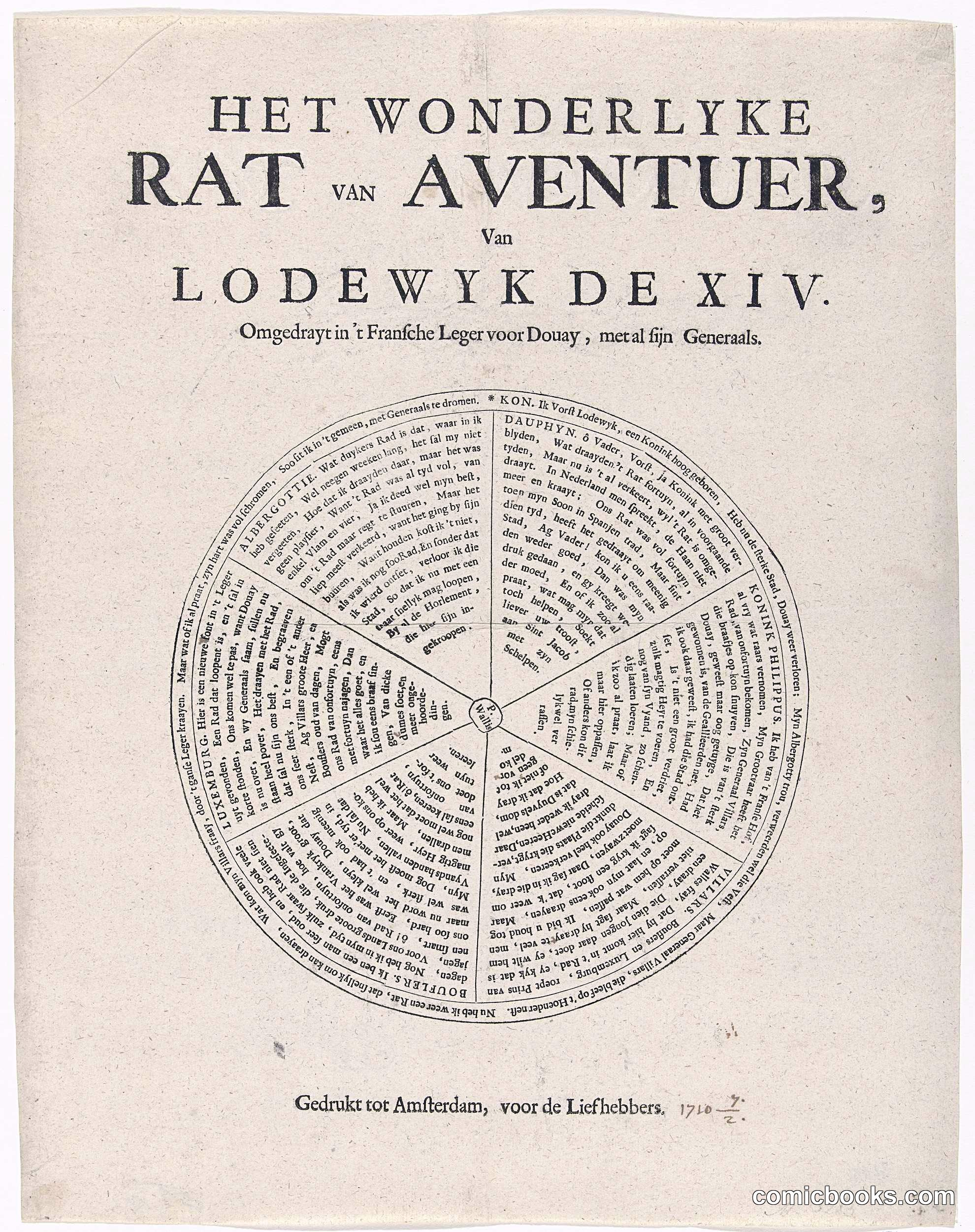 The Wheel of Adventure of Louis XIV