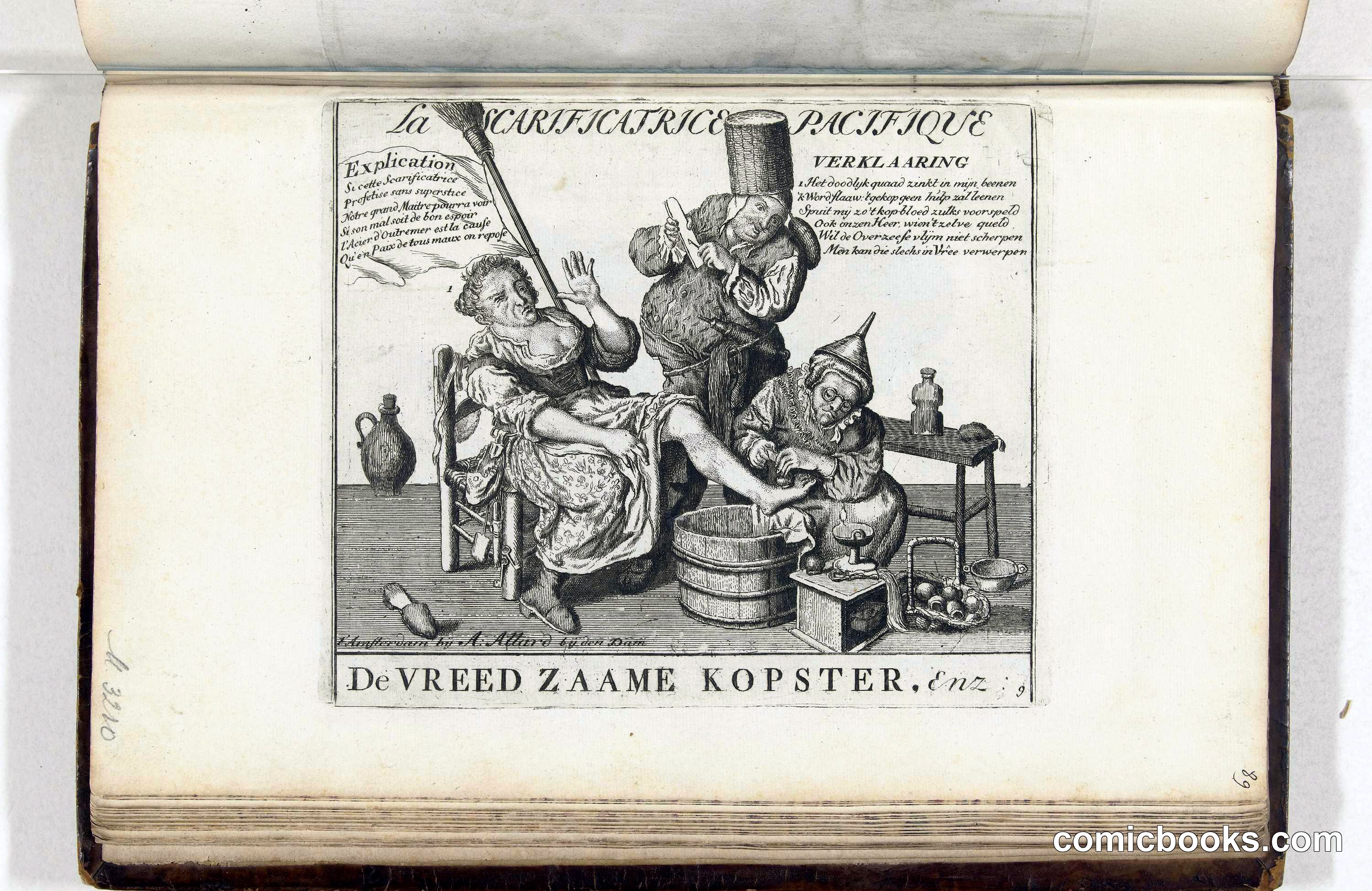 De vreedzame kopster (The Peaceful Barber)