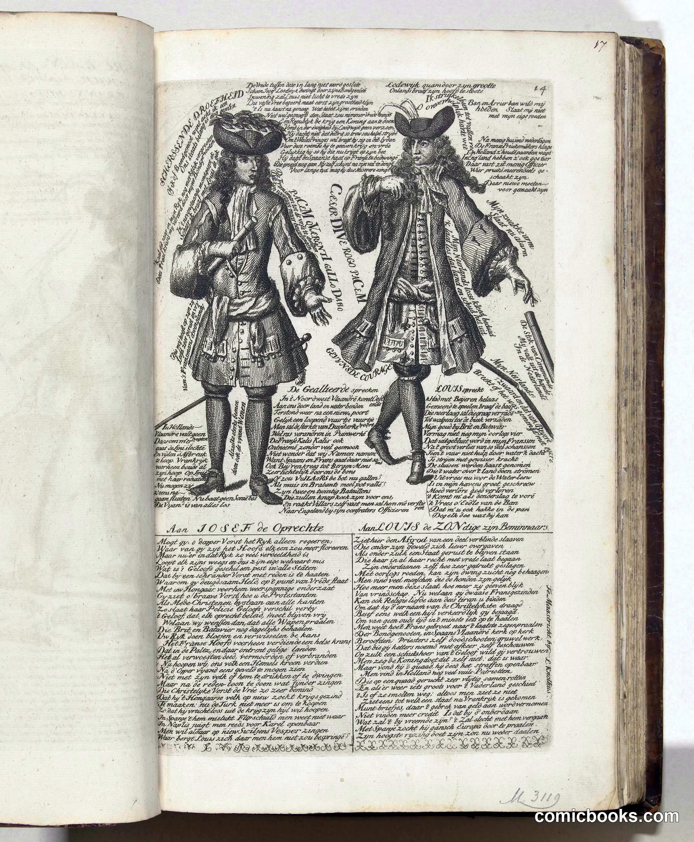 Dialogue between Joseph I and Louis XIV