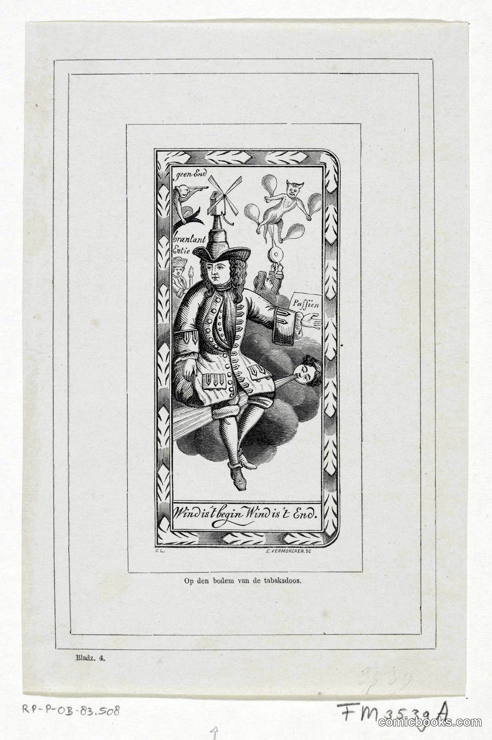 The Wind Merchant (Spotprent op de windhandelaar)