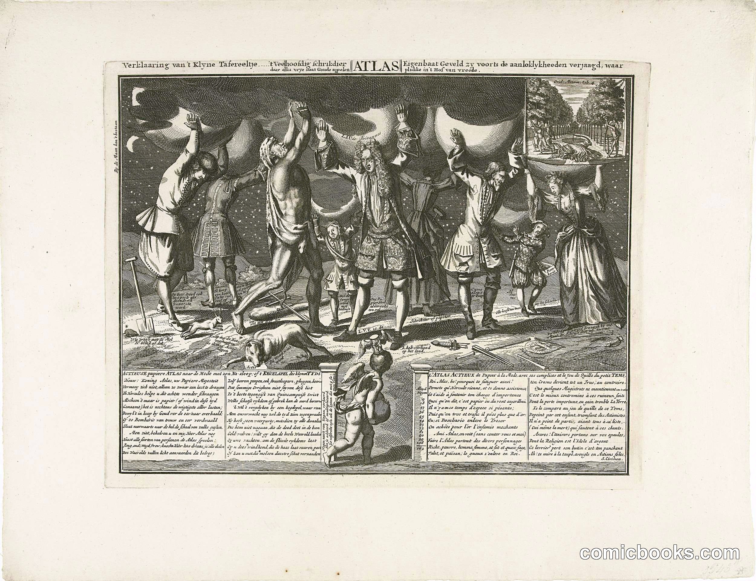 John Law and Others Bear Their Debts Upon Their Shoulders