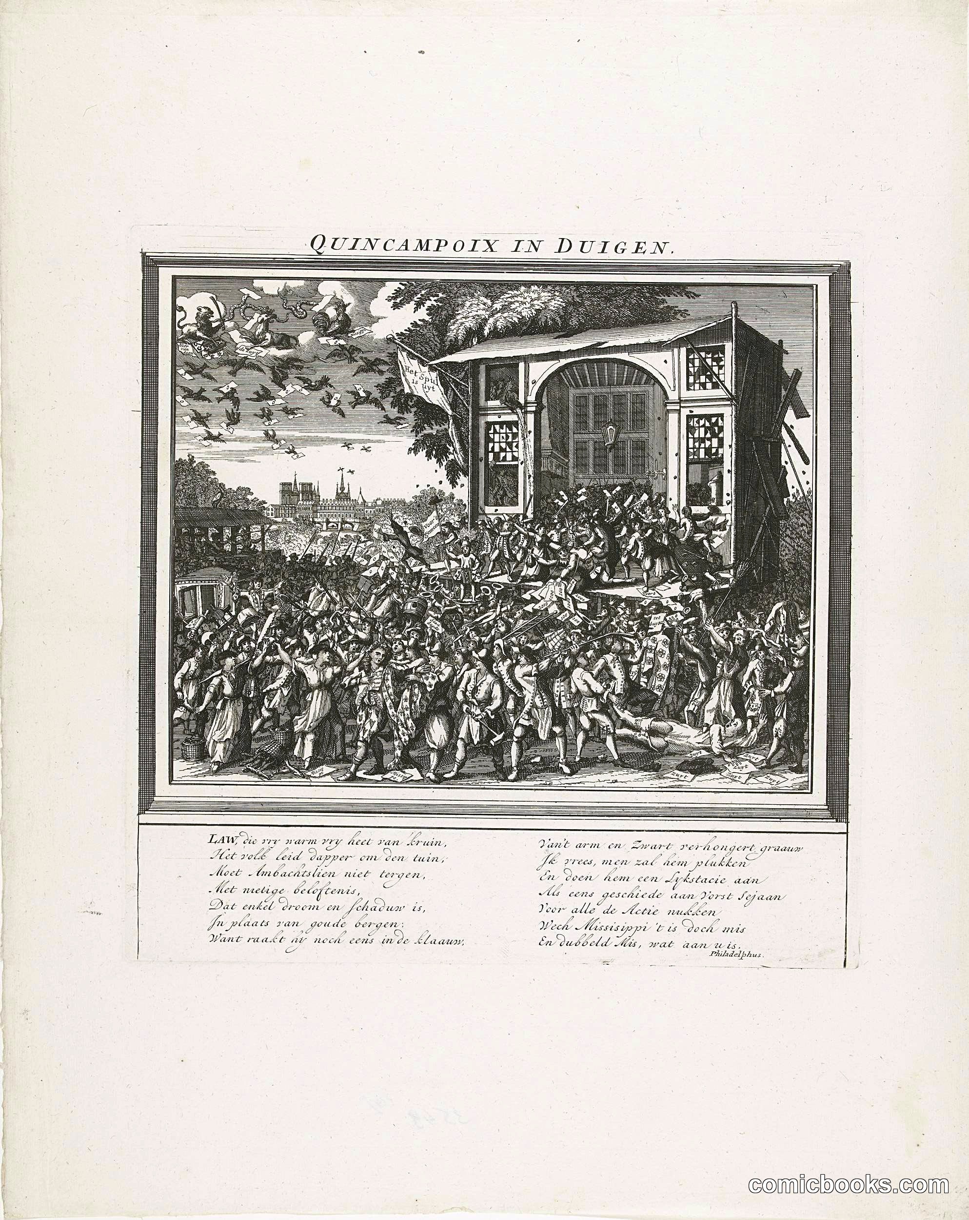 Quincampoix in Duigen (The Mississippi Bubble in The Hague)