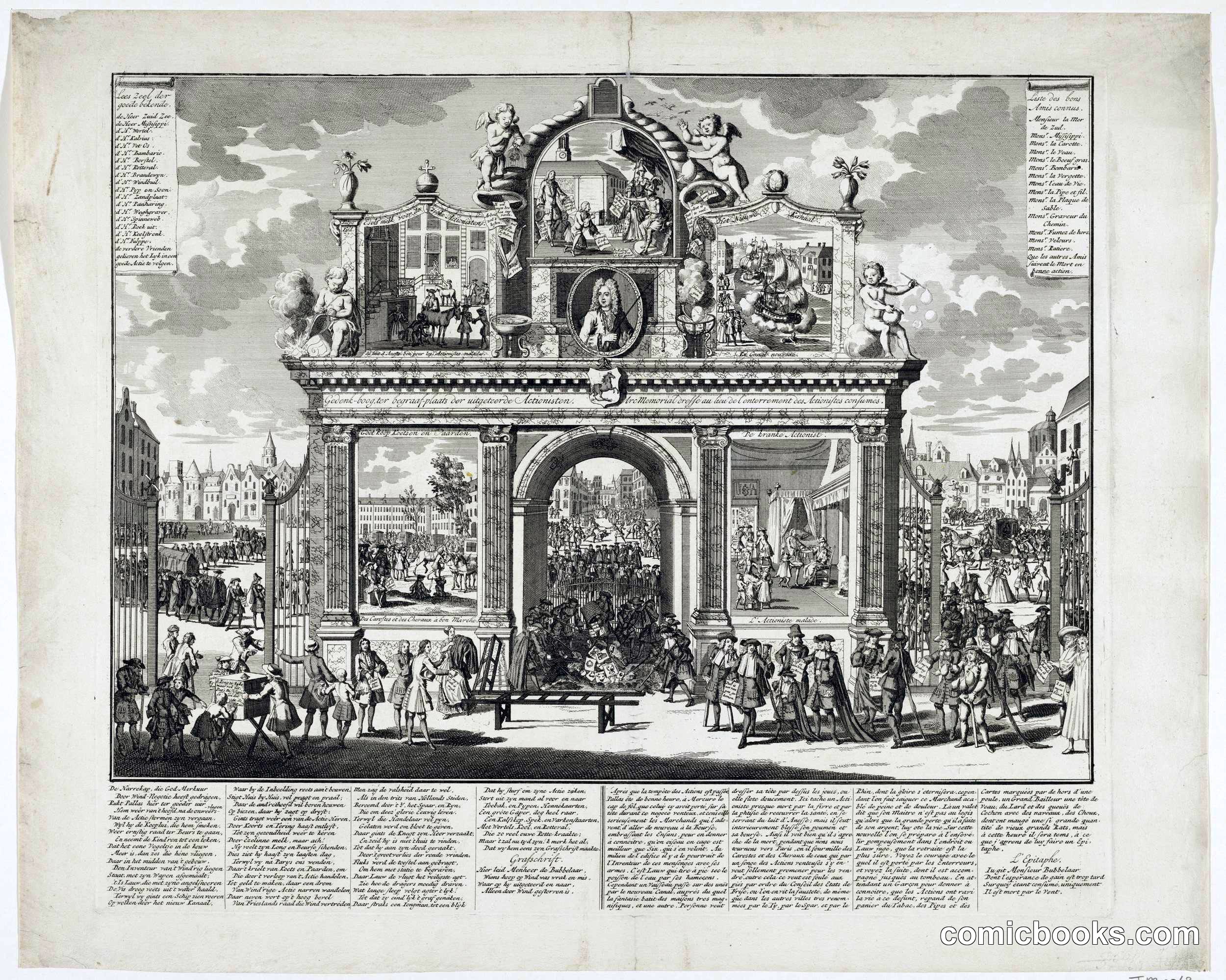 Erepoort bij het graf van de Actionisten (Triumphal Arch at the Grave of the Actionists)
