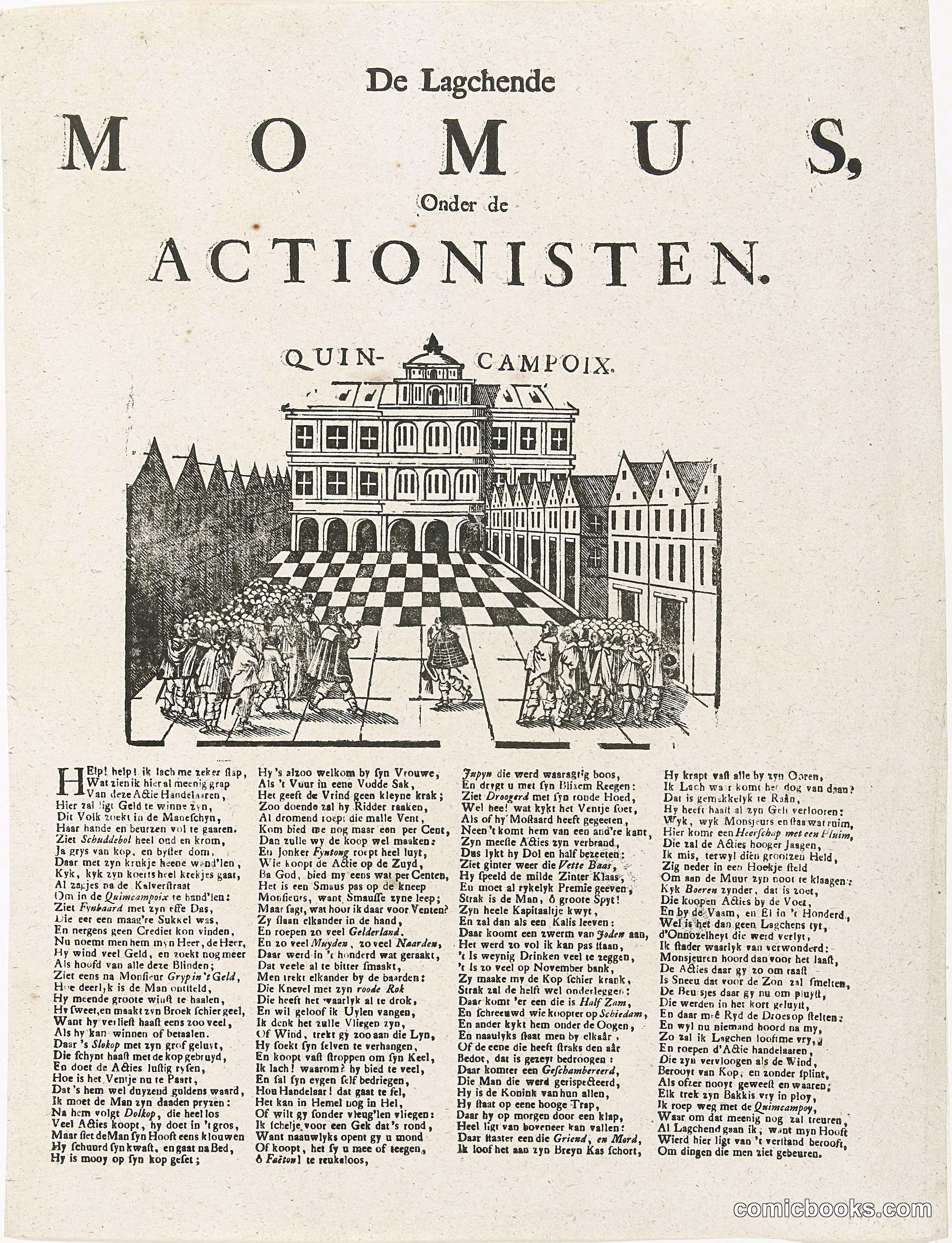 De lachende Momus onder de Actionisten (The Laughing Momus Among the Stockholders)
