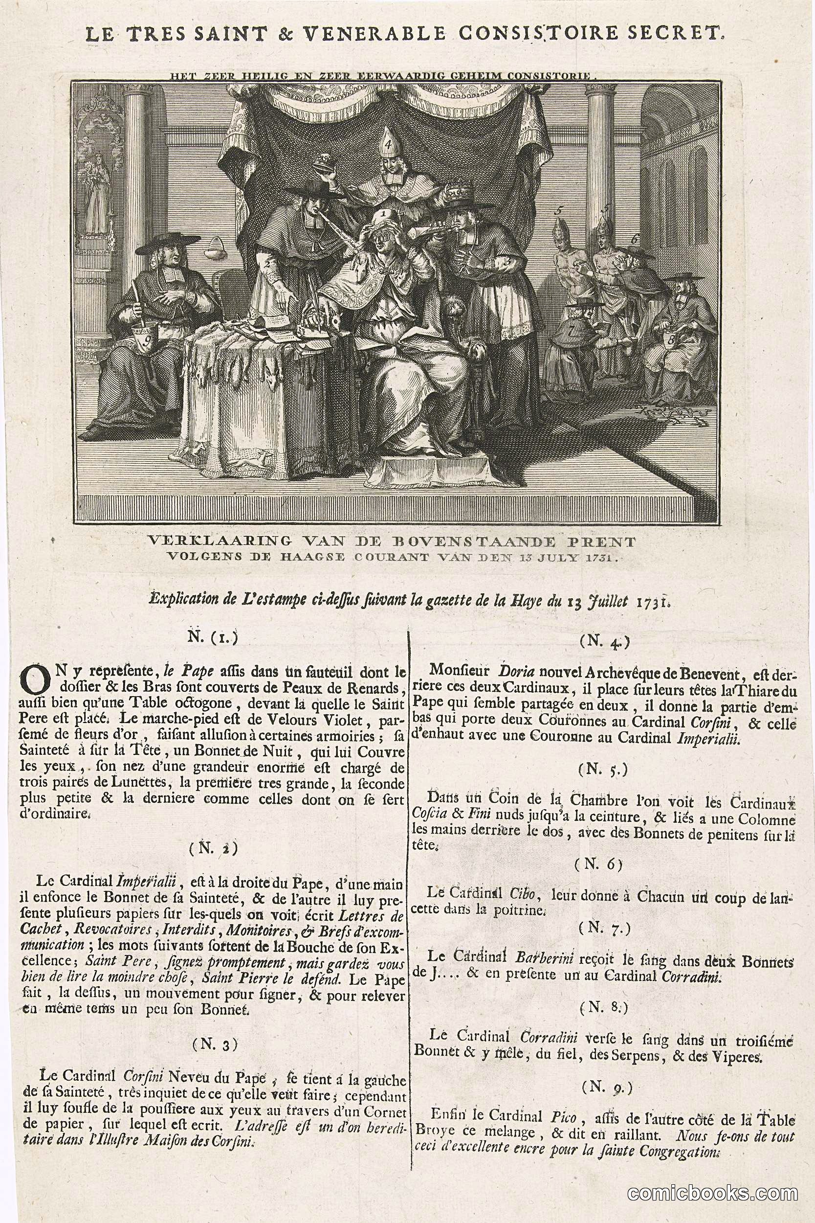 The Very Holy and Venerable Secret Consistory