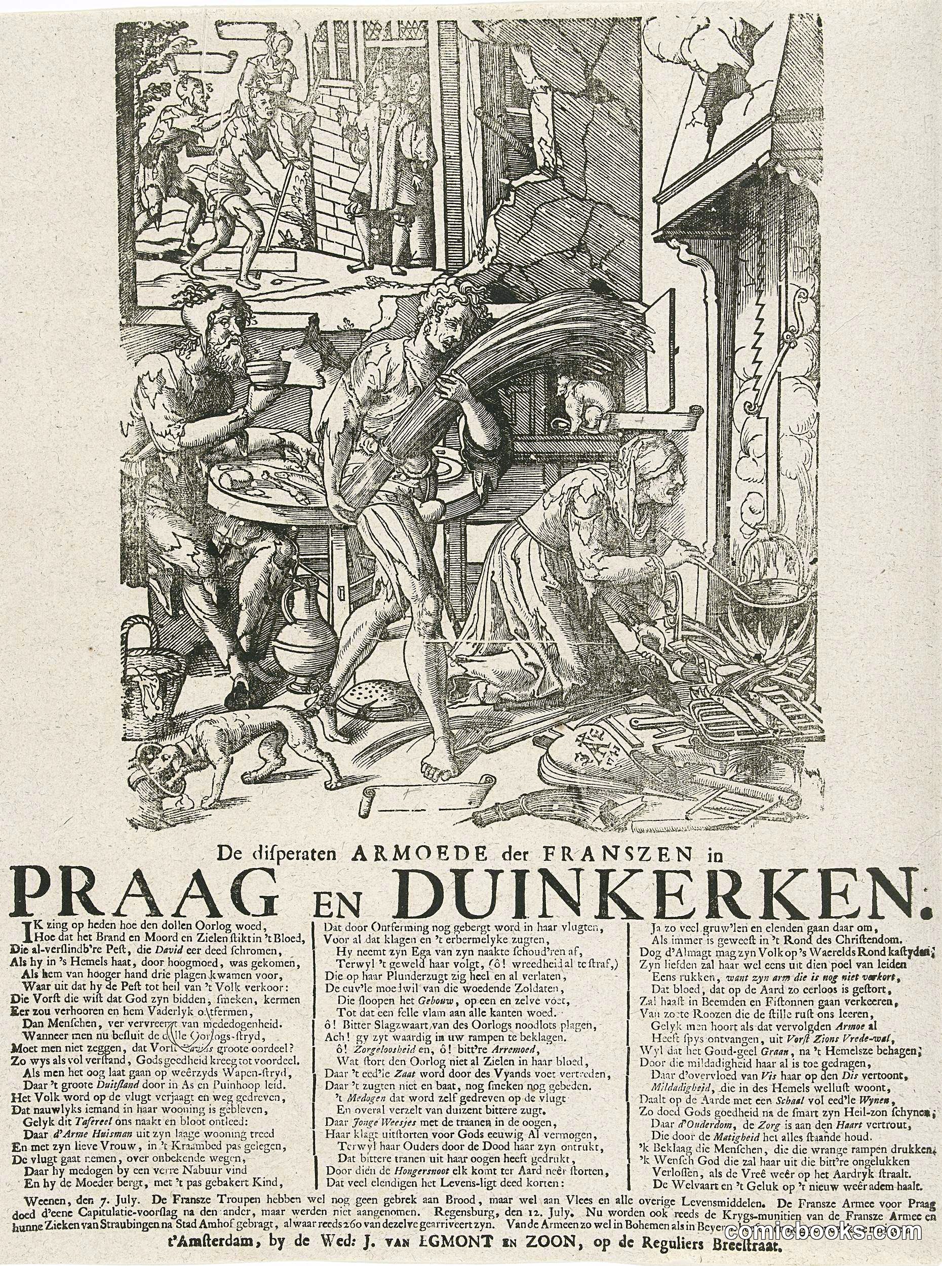 Dutch Satire on the French Siege of Prague