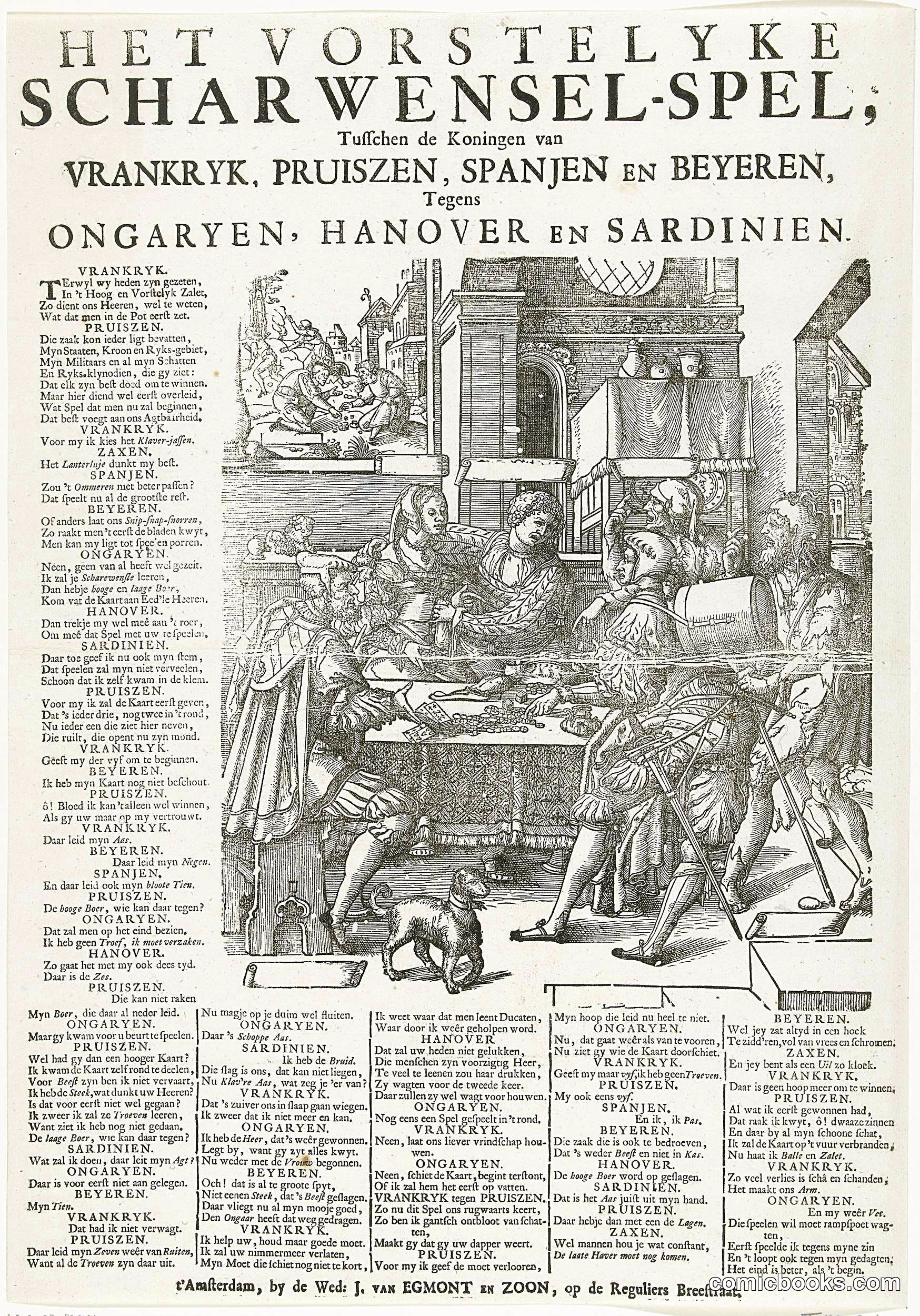 Het Vorstelyke Scharwensel-Spel [The Princely Sham-Game]