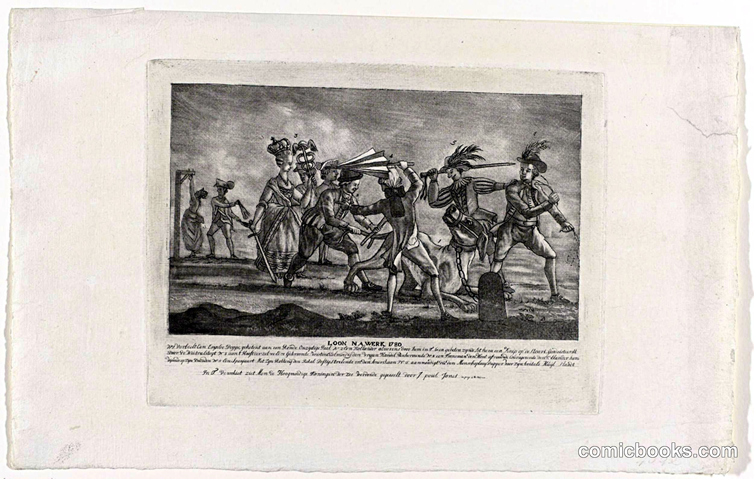 Bestraffing van de Engelse dog (Punishment of the English Dog)