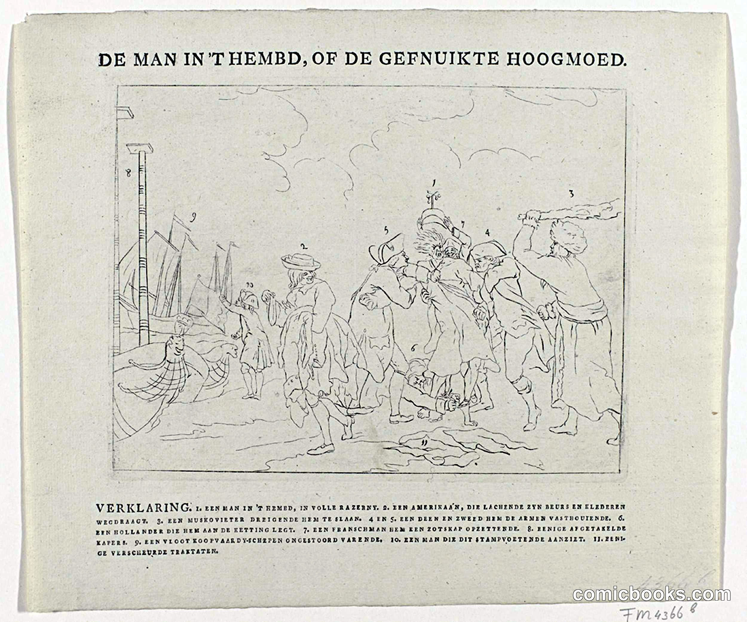 De Man in 't Hembd, of de Gefnuikte Hoogmoed (The Man in His Shirt, or Deflated Pride)