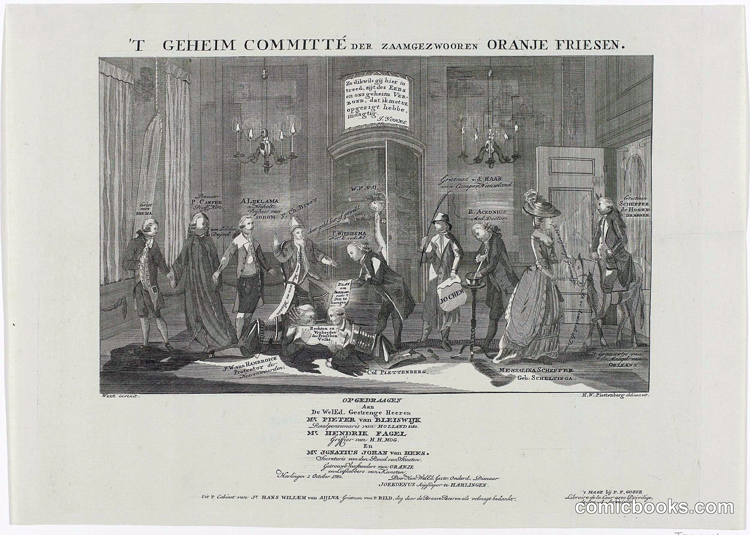 't Geheim Committé der Zaamgezwooren Oranje Friesen (The Secret Committee of the United Orange Frisians)