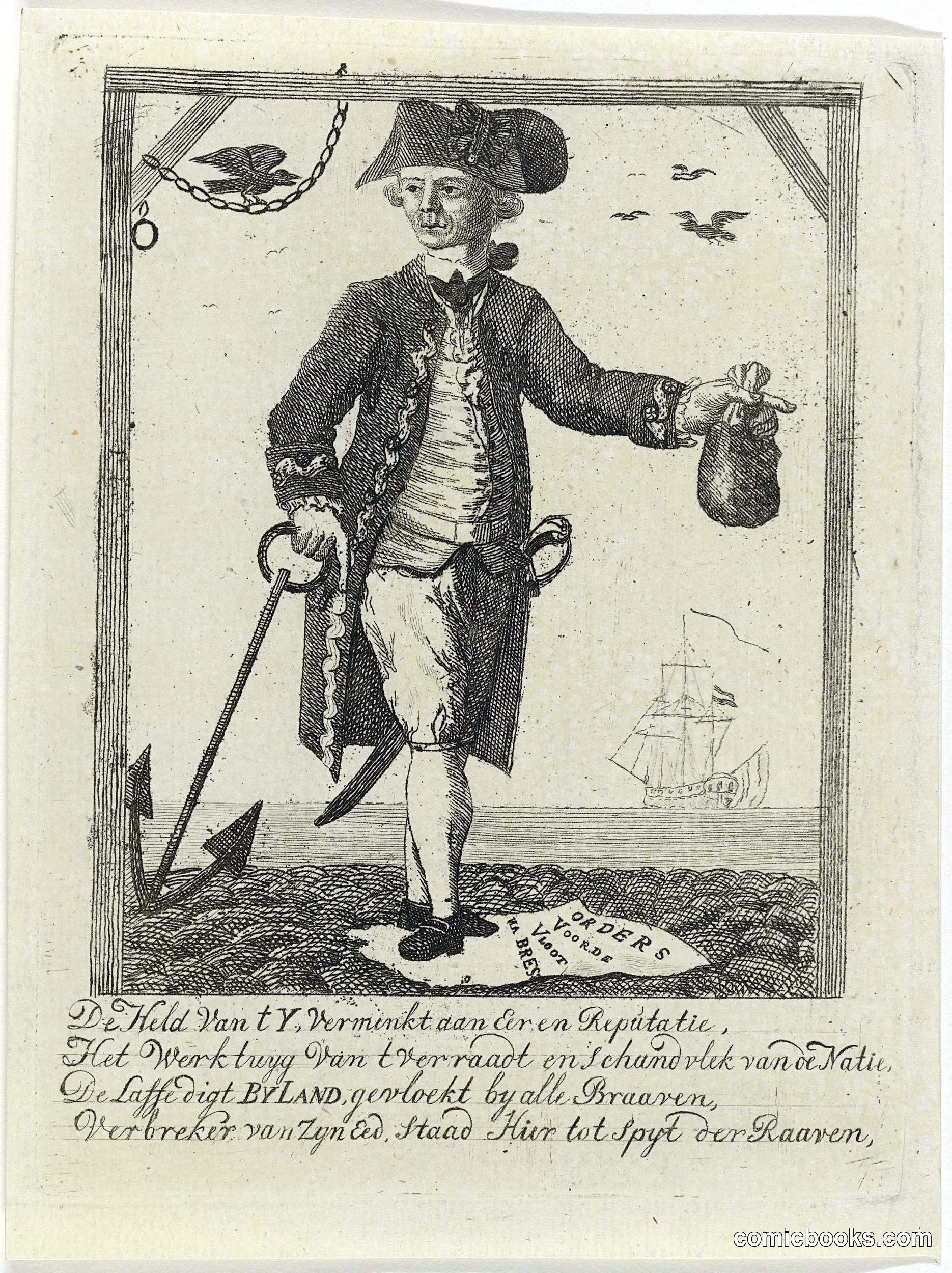 A Dutch Admiral Satirized