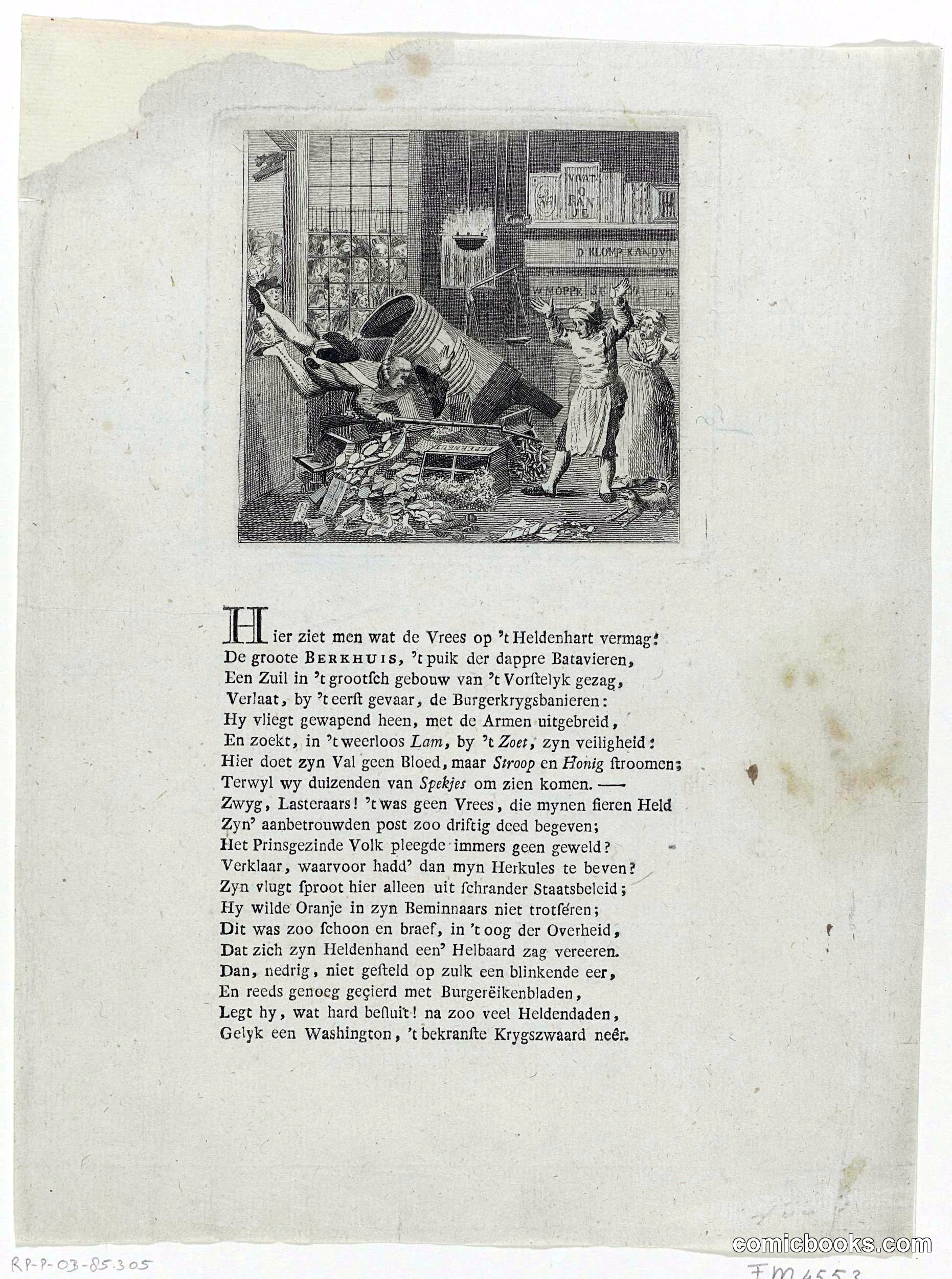 Satire on the Aristocrat Berghuis