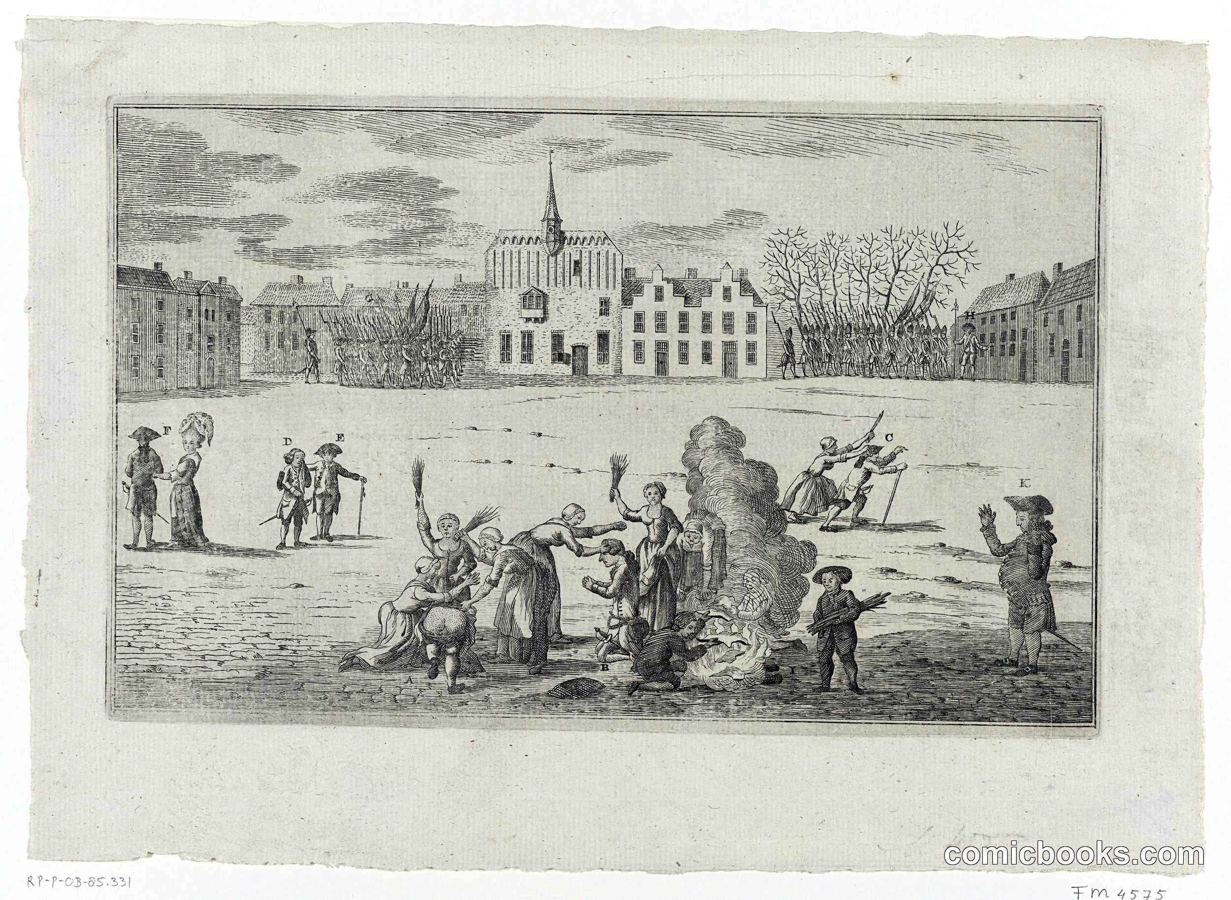 Punishment of the Arnhem Burgomasters Bentinck and Brantsen