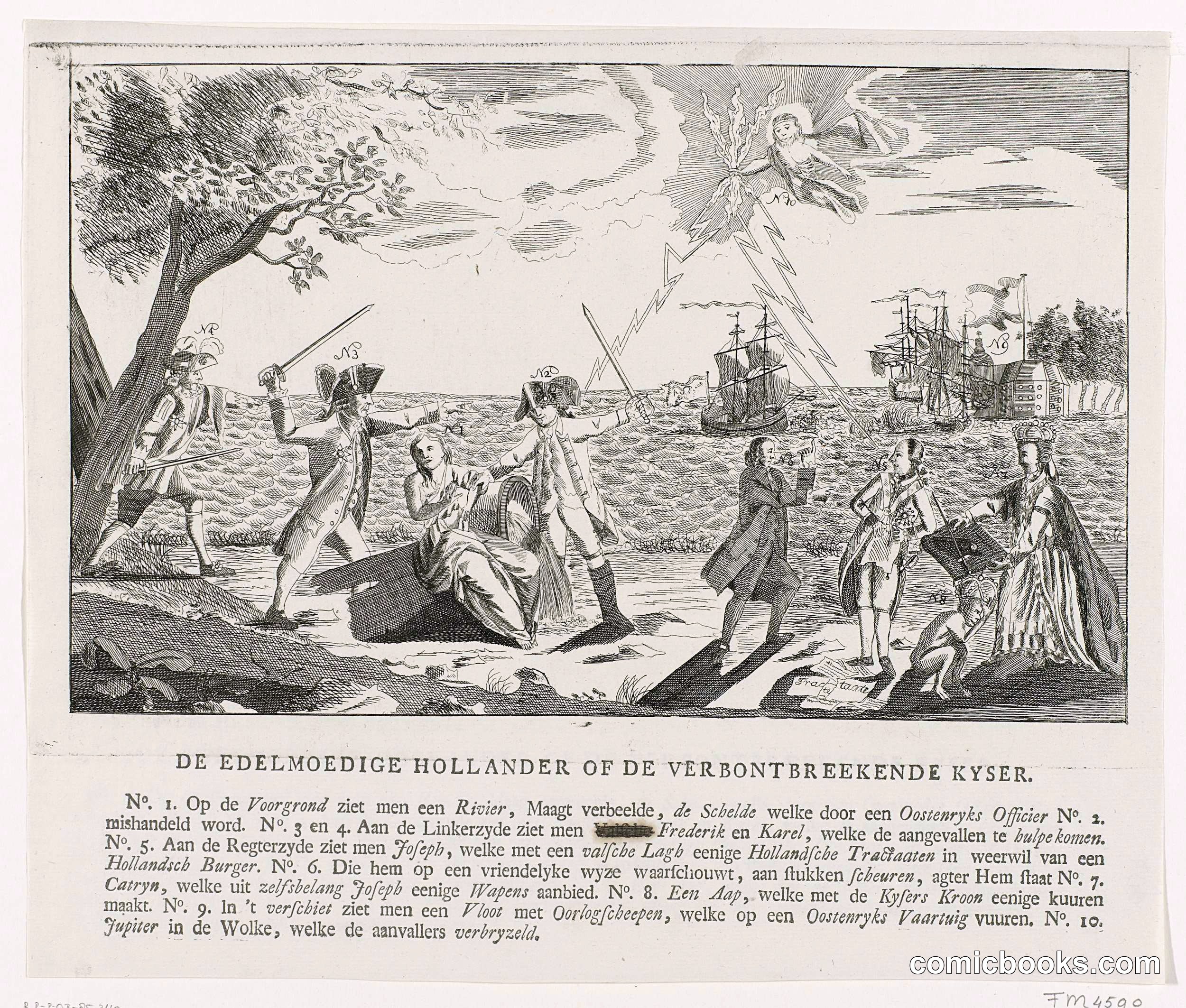 De Edelmoedige Hollander of de Verbontbreekende Kyser (The Magnanimous Hollander or the Treaty-Breaking Emperor)
