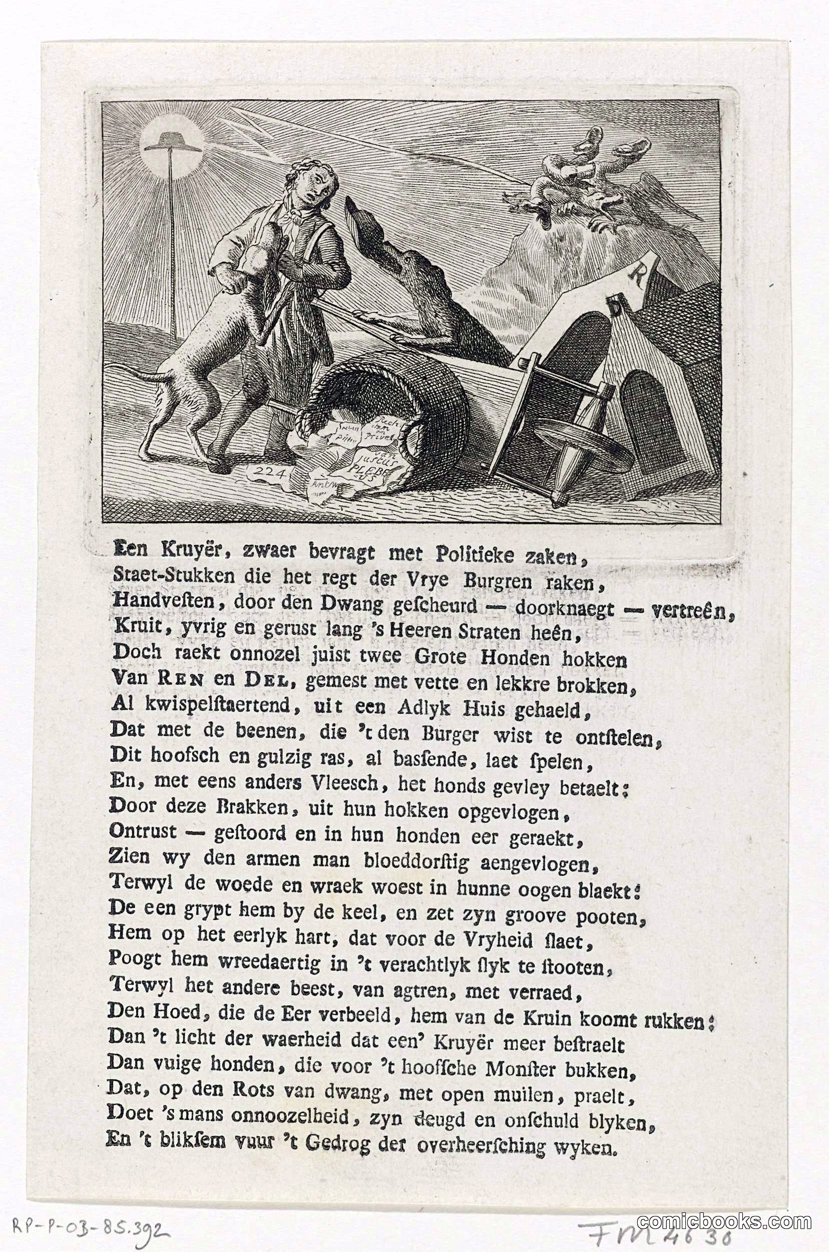 Political Satire on the Trial of De Politieke Kruier