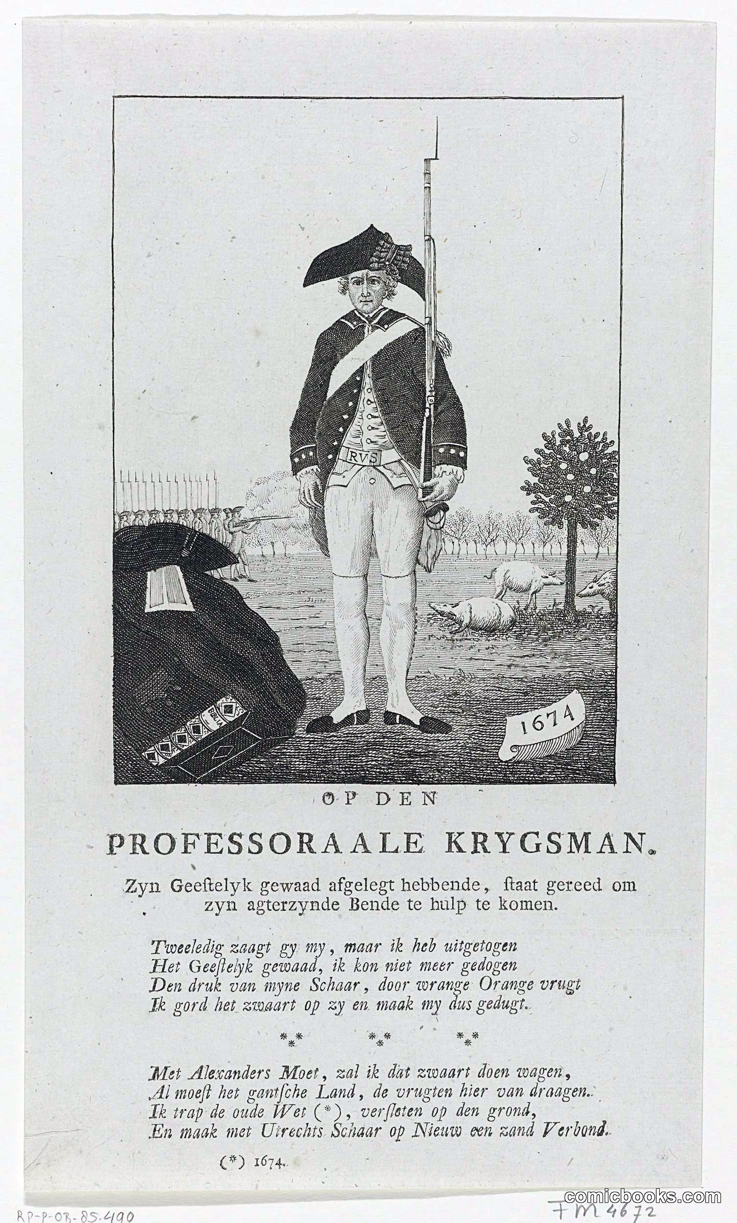 Opden Professora ale Krygsman [The Professor-at-Arms]