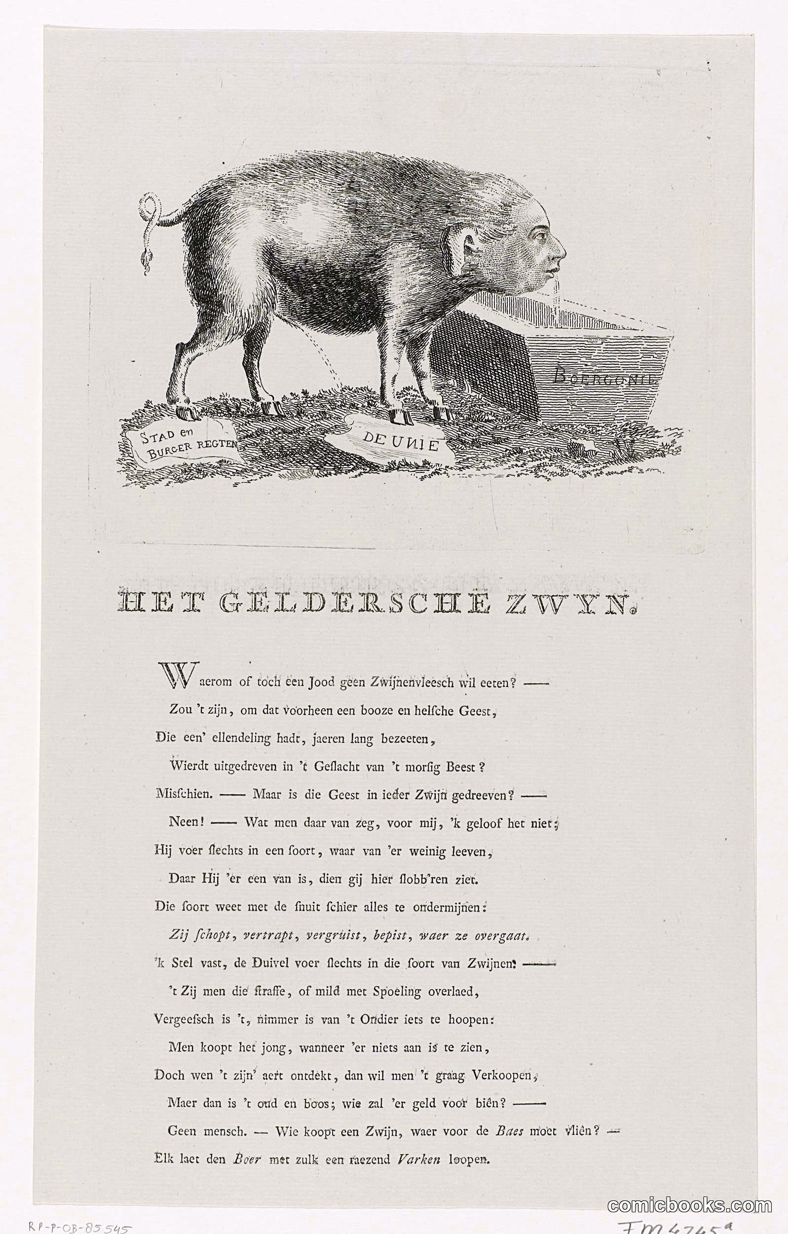 Het Geldersche Zwijn (The Guelders Pig)